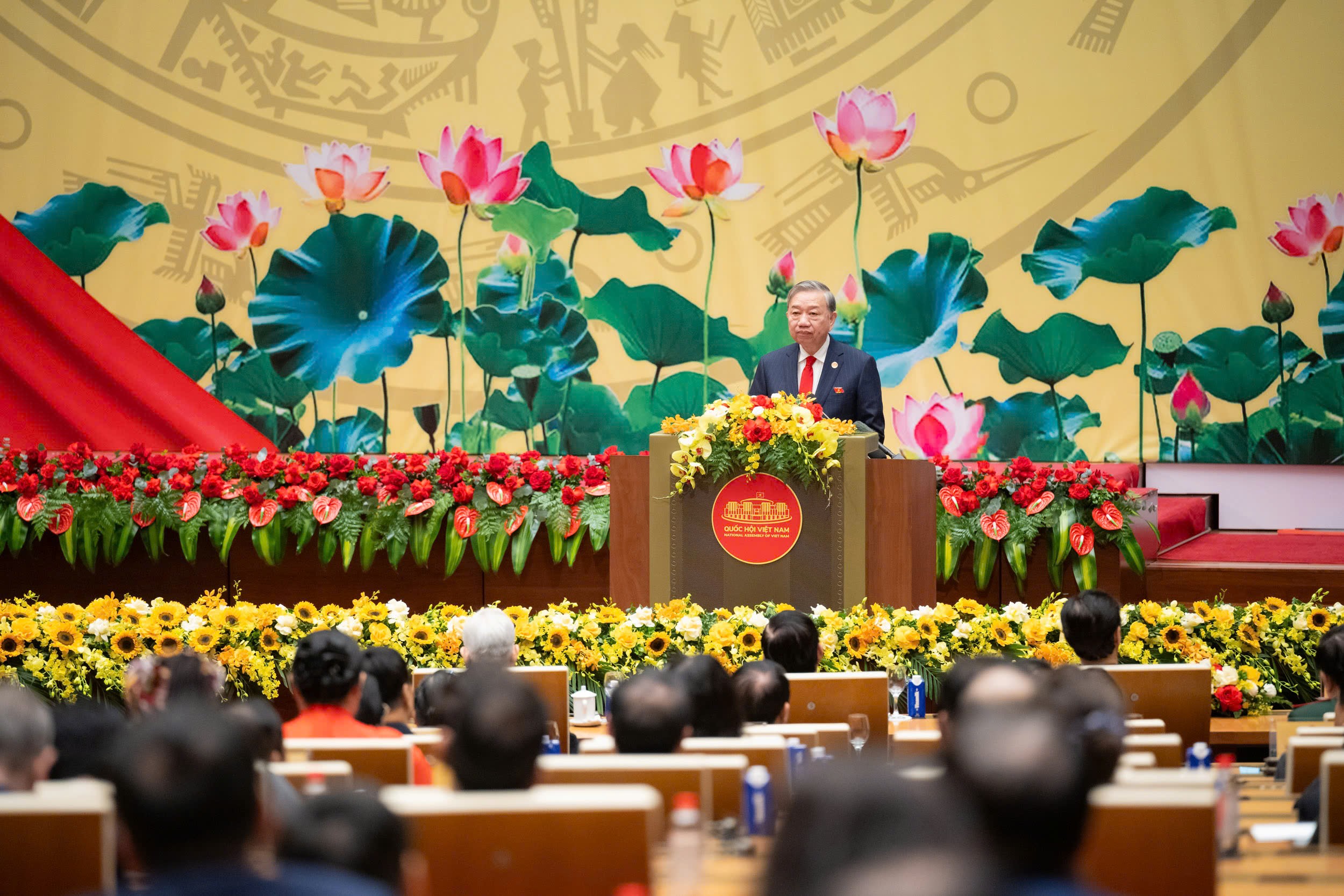 Ph&aacute;t biểu của Tổng B&iacute; thư T&ocirc; L&acirc;m tại Lễ kỷ niệm 80 năm Ng&agrave;y Tổng tuyển cử đầu ti&ecirc;n bầu Quốc hội Việt Nam - Ảnh 1.
