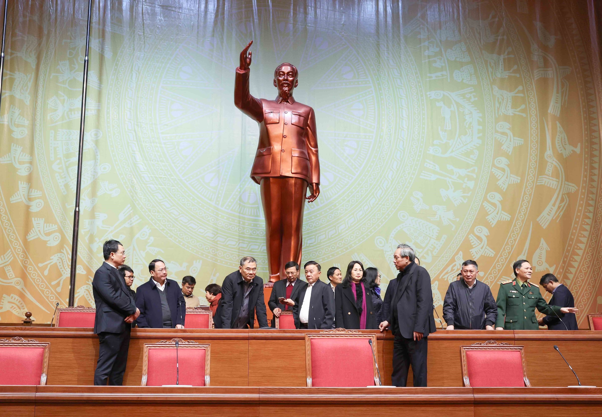 Thường trực Ban Bí thư kiểm tra công tác chuẩn bị Đại hội XIV - Ảnh 2.