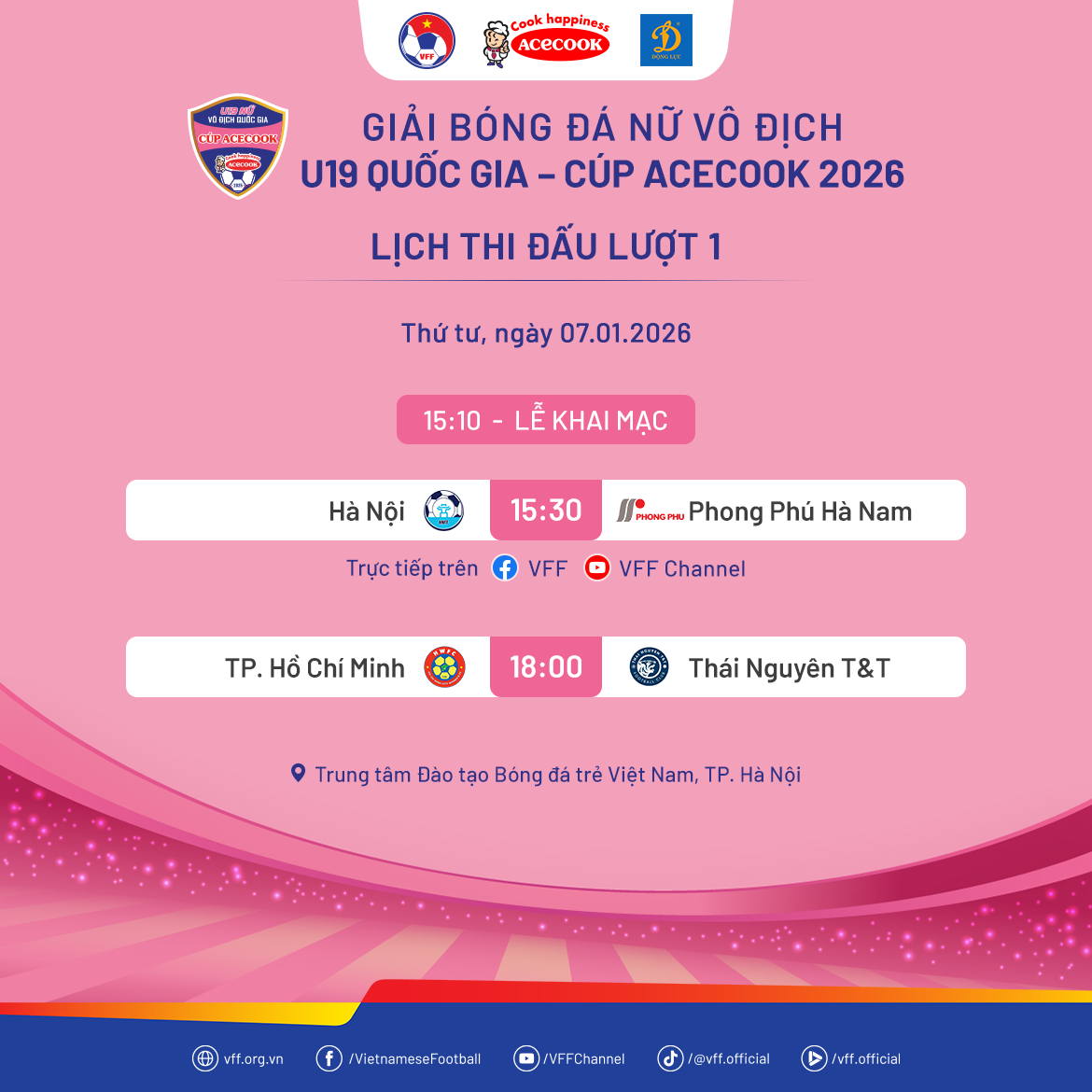 Khai mạc giải bóng đá nữ vô địch U.19 quốc gia - Cúp Acecook 2026 - Ảnh 4.