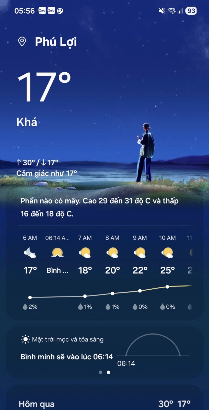 S&aacute;ng nay, nhiệt độ ở TP.HCM xuống 17 độ C- Ảnh 1.