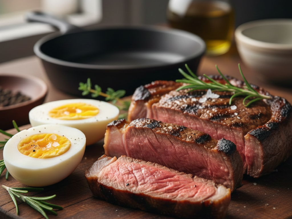 Trứng Với Thịt Đỏ: Loại Nào Tốt Cho Đường Huyết Hơn ? - Ảnh 1.