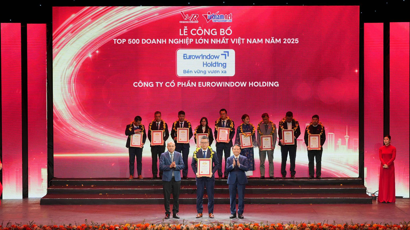 VNR500 năm 2025 - Dấu ấn sinh thái Eurowindow Holding  - Ảnh 1.