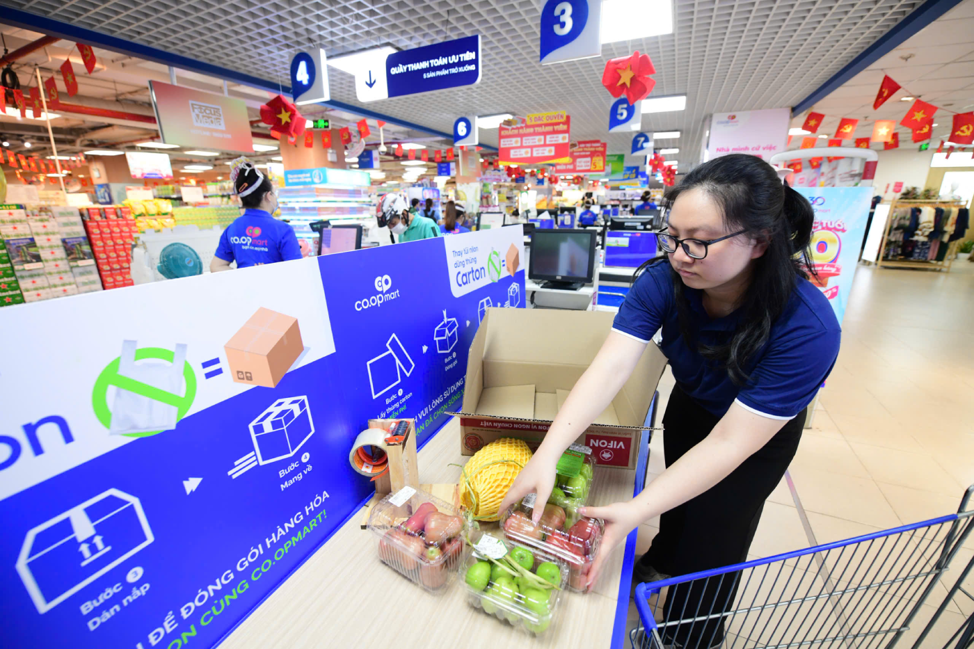 Cùng Co.op chọn túi xanh - Từ chối túi nilon - Ảnh 3.