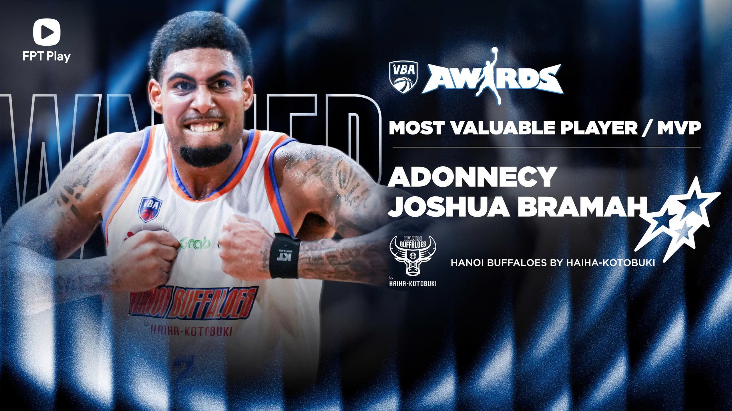 Hanoi Buffaloes thắng lớn tại VBA Awards 2026, AJ Bramah thâu tóm 3 giải thưởng - Ảnh 1.