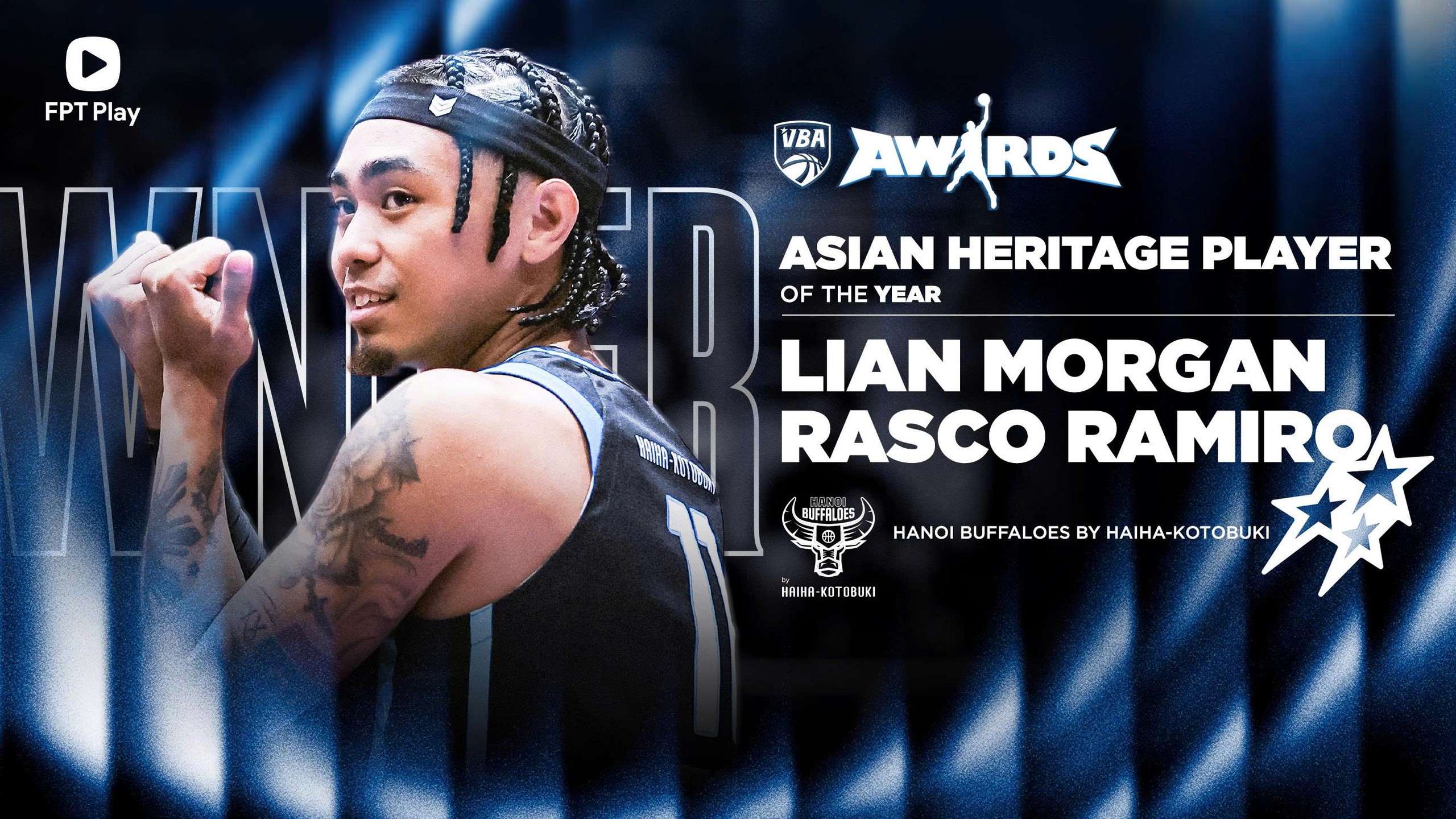 Hanoi Buffaloes thắng lớn tại VBA Awards 2026, AJ Bramah thâu tóm 3 giải thưởng - Ảnh 2.