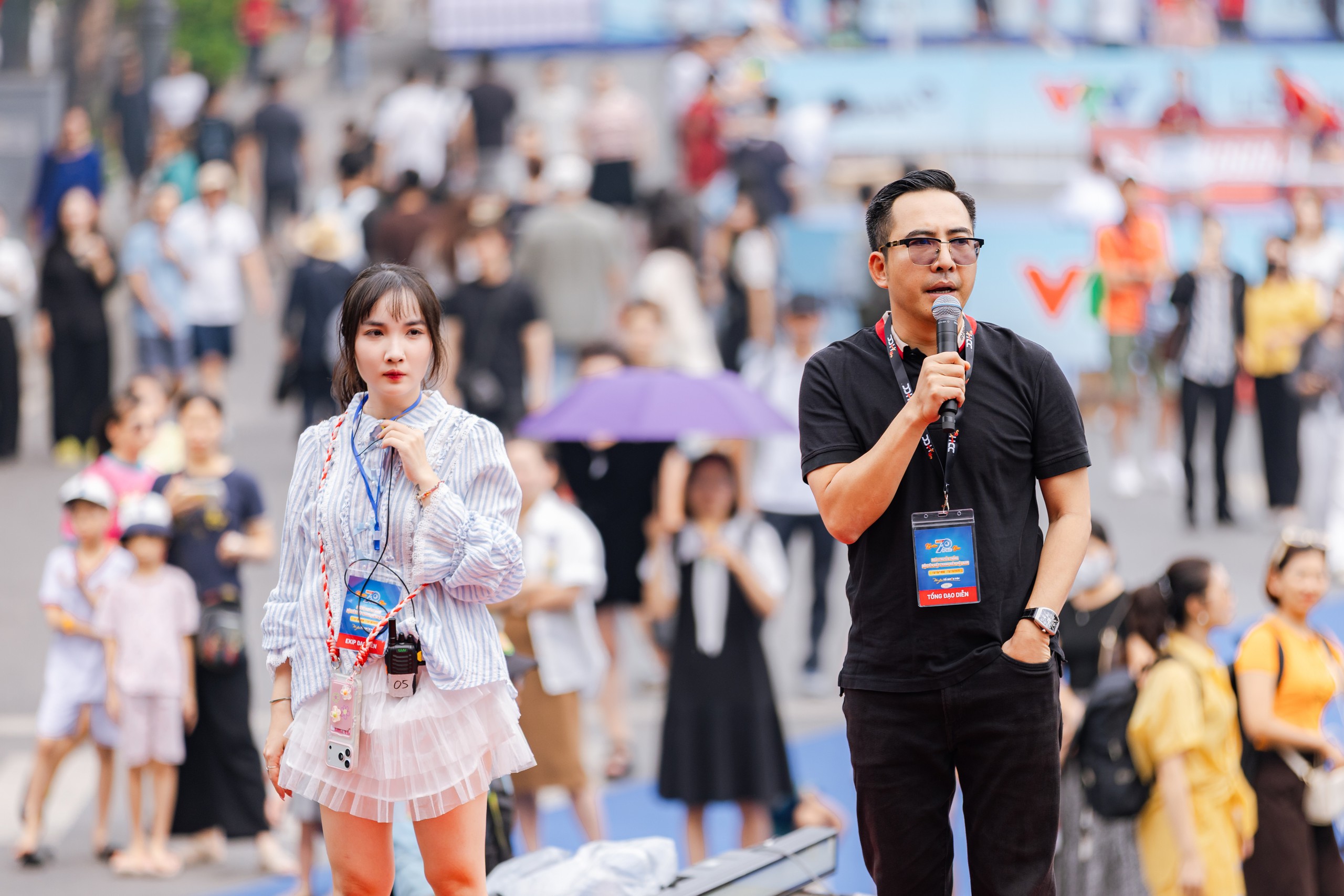 Đại nhạc hội kỷ niệm 70 năm Ngày truyền thống Hội LHTN VN sẵn sàng trước giờ diễn- Ảnh 1.