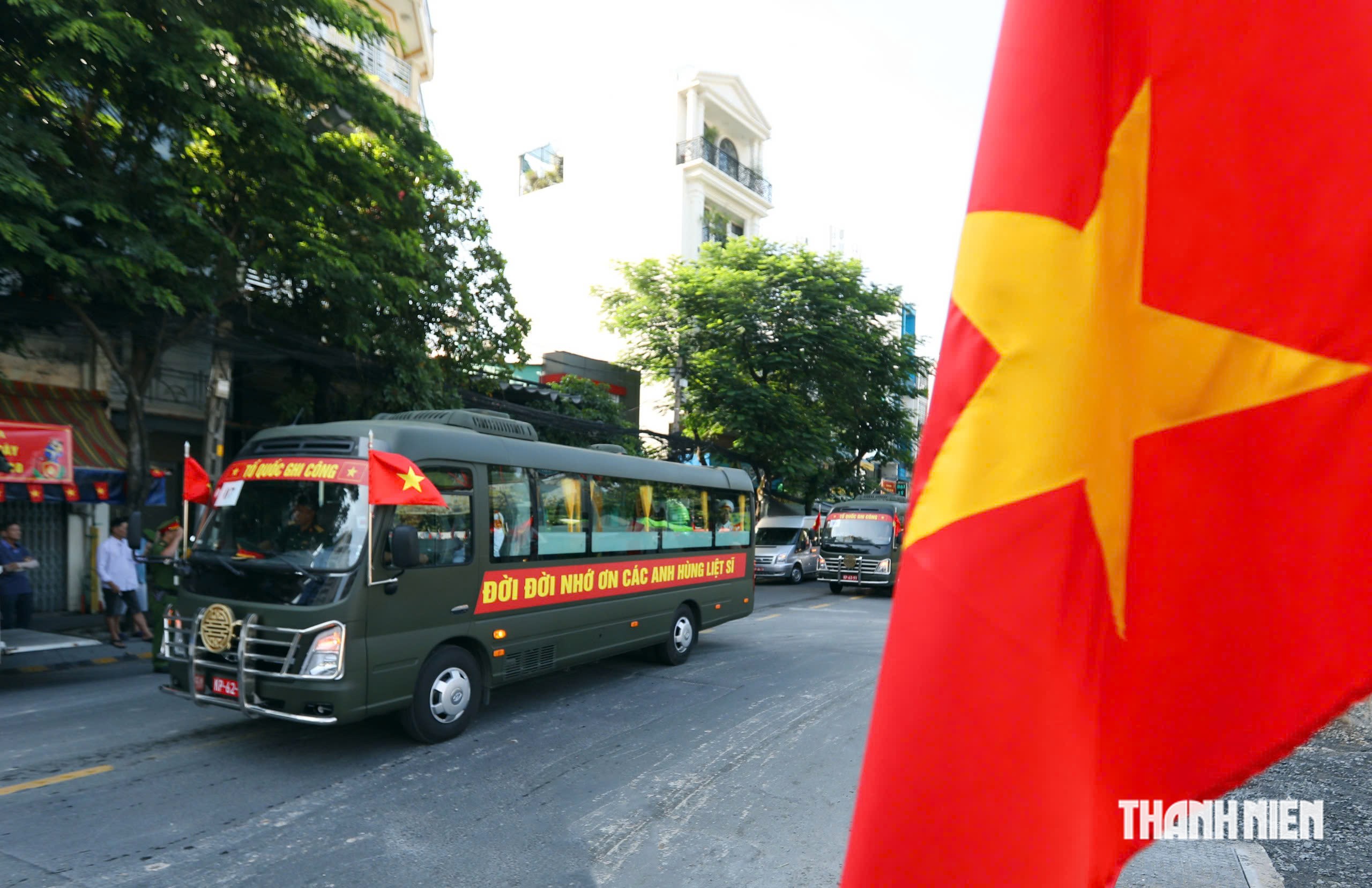 TP.HCM tổng duyệt hành trình đưa tiễn 731 hài cốt liệt sĩ công viên Lê Thị Riêng- Ảnh 9.