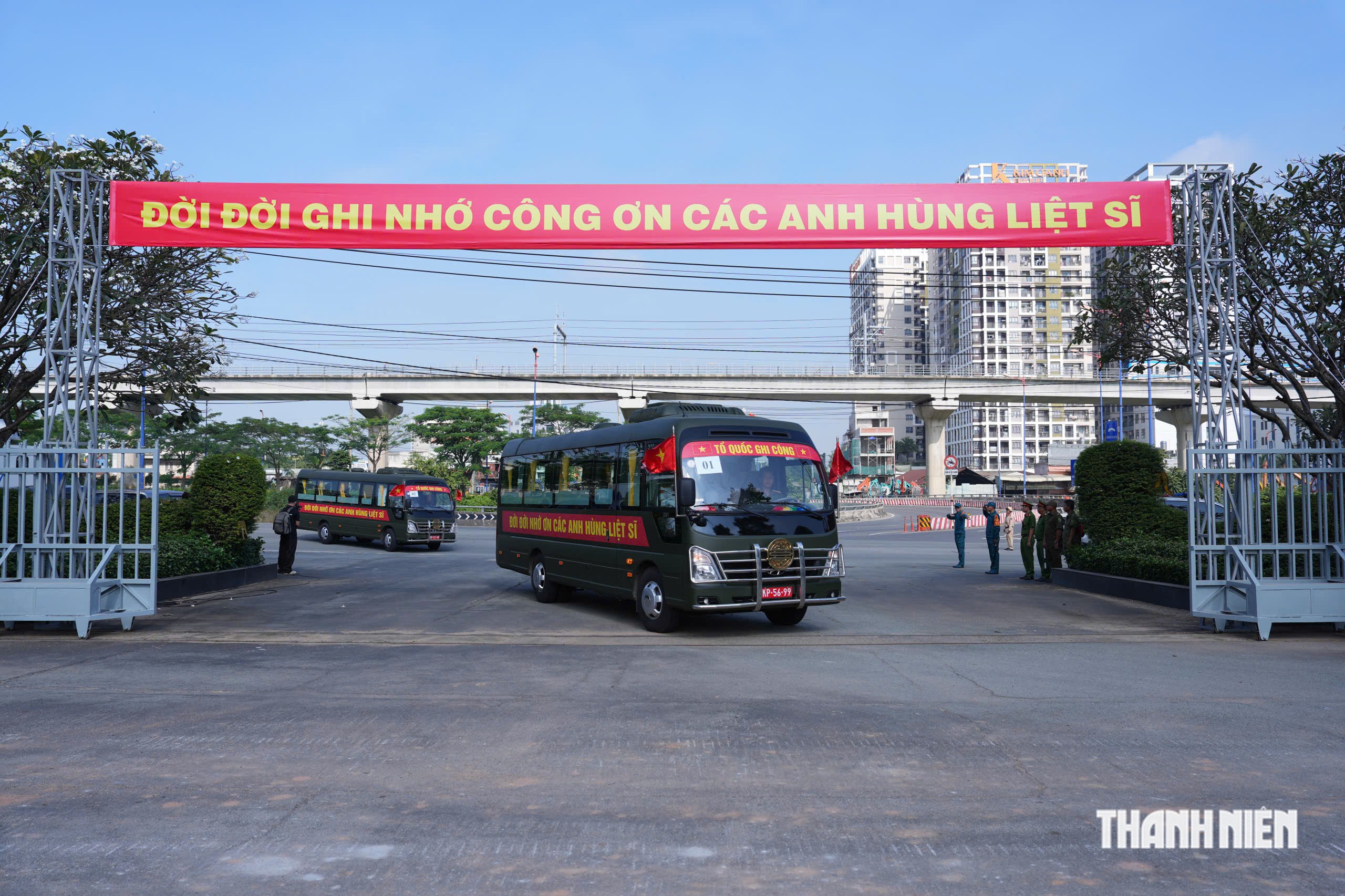 TP.HCM tổng duyệt hành trình đưa tiễn 731 hài cốt liệt sĩ công viên Lê Thị Riêng- Ảnh 10.