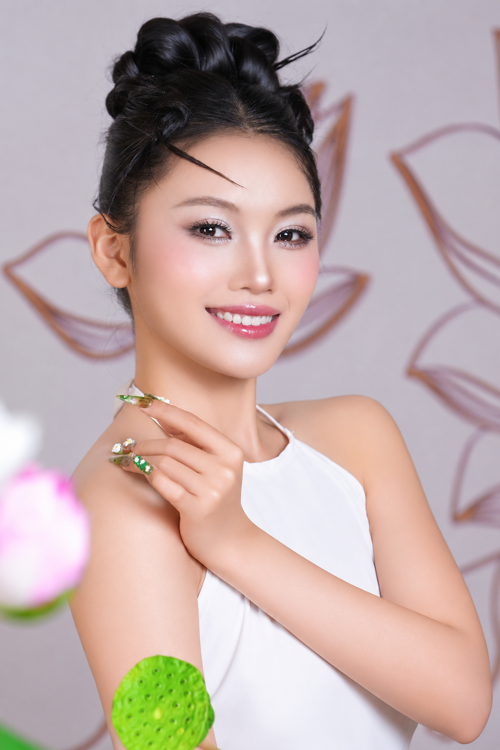 C&ocirc; g&aacute;i lai Việt - Thổ Nhĩ Kỳ g&acirc;y ch&uacute; &yacute; ở Miss Charm Vietnam- Ảnh 13.