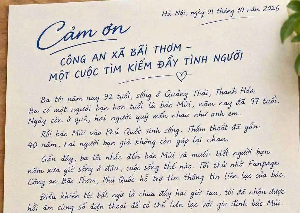 Công an giúp cụ ông 92 tuổi tìm được bạn sau hơn 40 năm mất liên lạc - Ảnh 1.