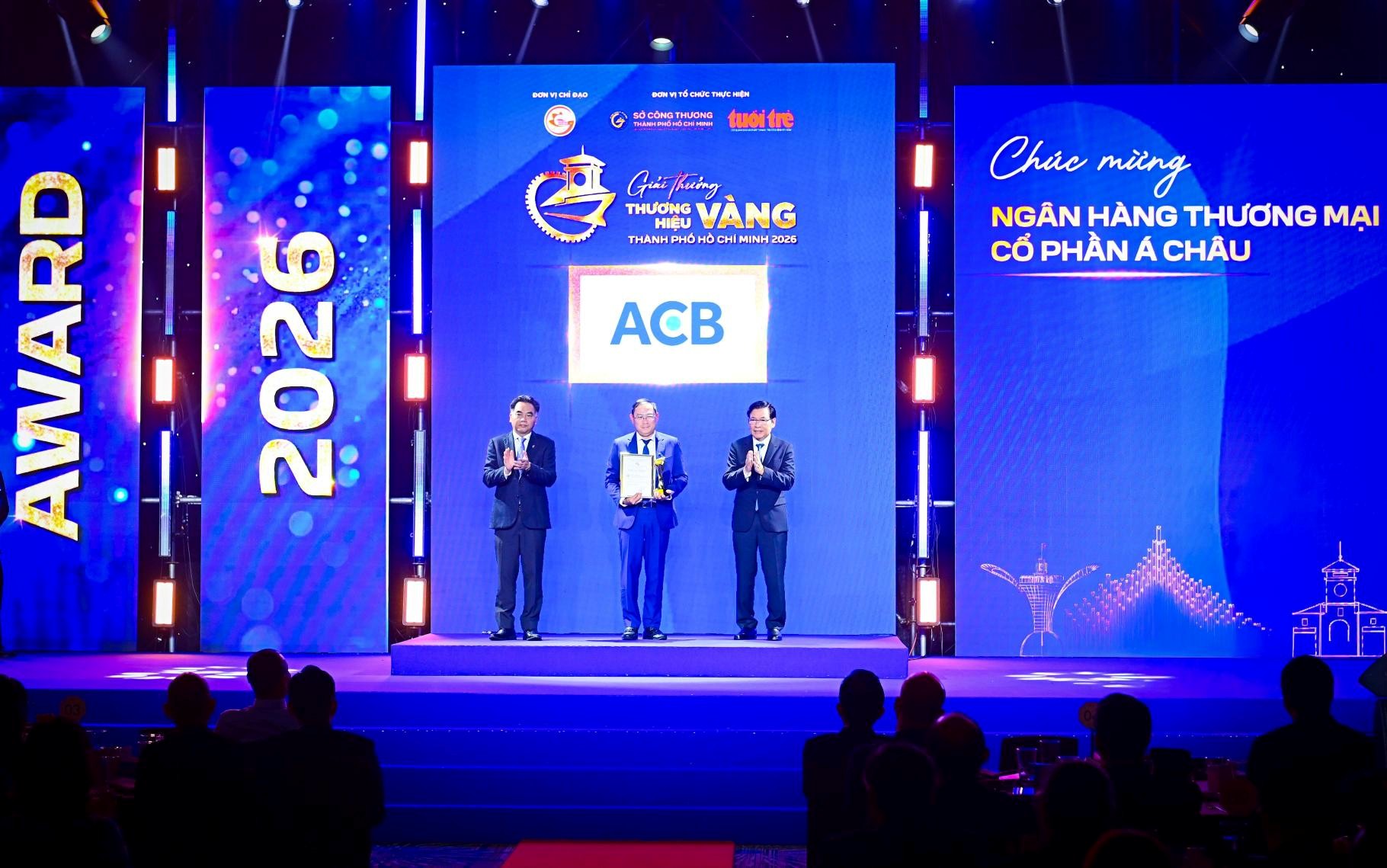 ACB chinh phục hạng mục kép tại Thương hiệu vàng TP.HCM 2026 - Ảnh 1.