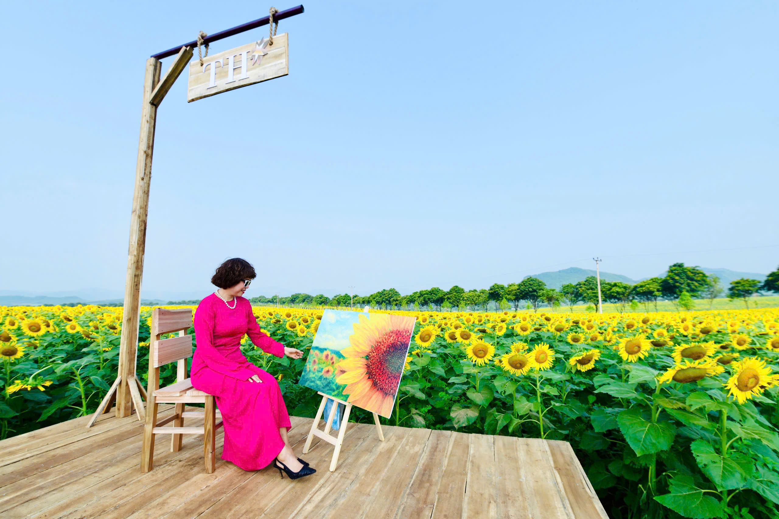 Mãn nhãn với cánh đồng hoa hướng dương vàng rực ở Nghệ An - Ảnh 13.