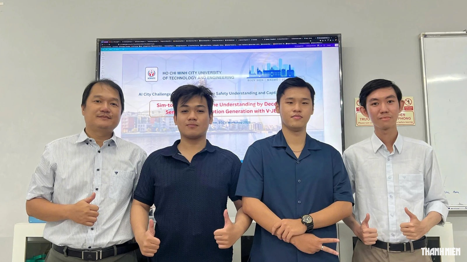 3 sinh viên cơ khí giành cú đúp giải thưởng tại đấu trường AI quốc tế - Ảnh 1.