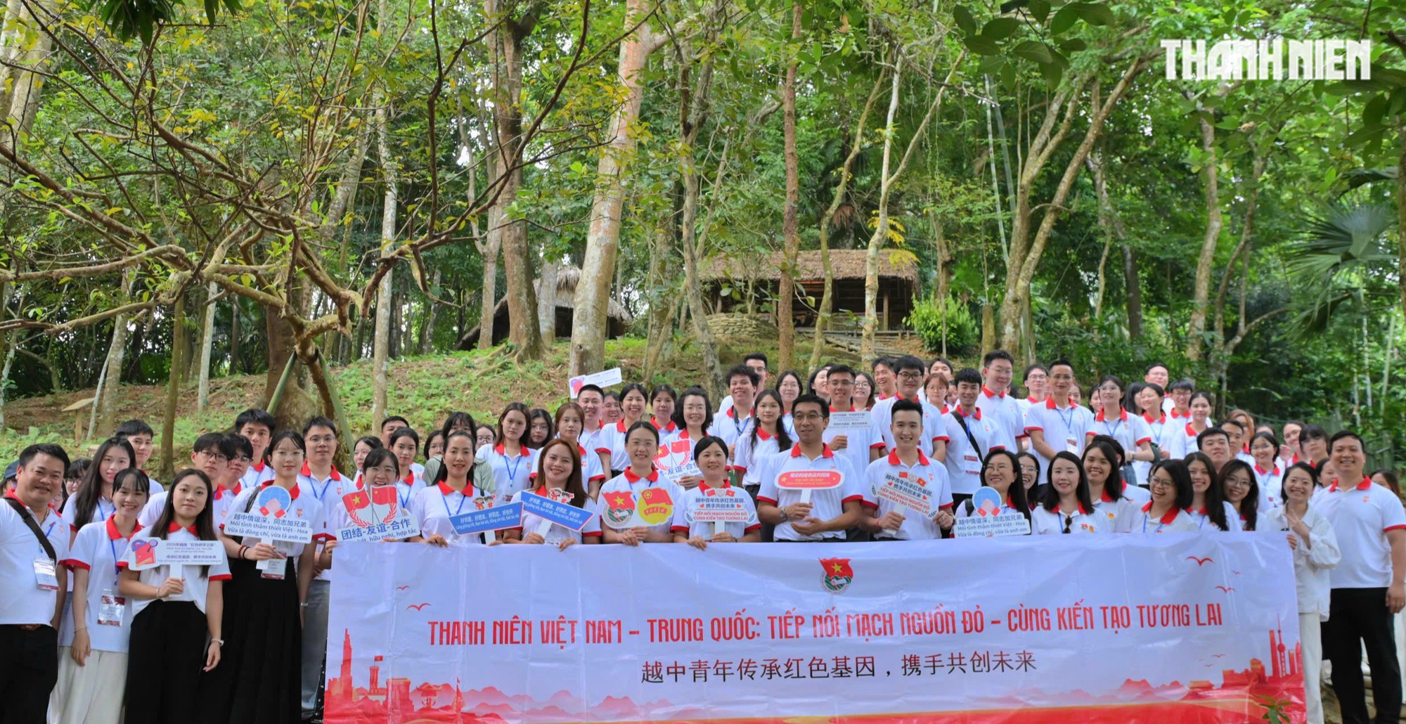 Đoàn thanh niên Trung Quốc thăm những 'địa chỉ đỏ' tại Thái Nguyên - Ảnh 1.