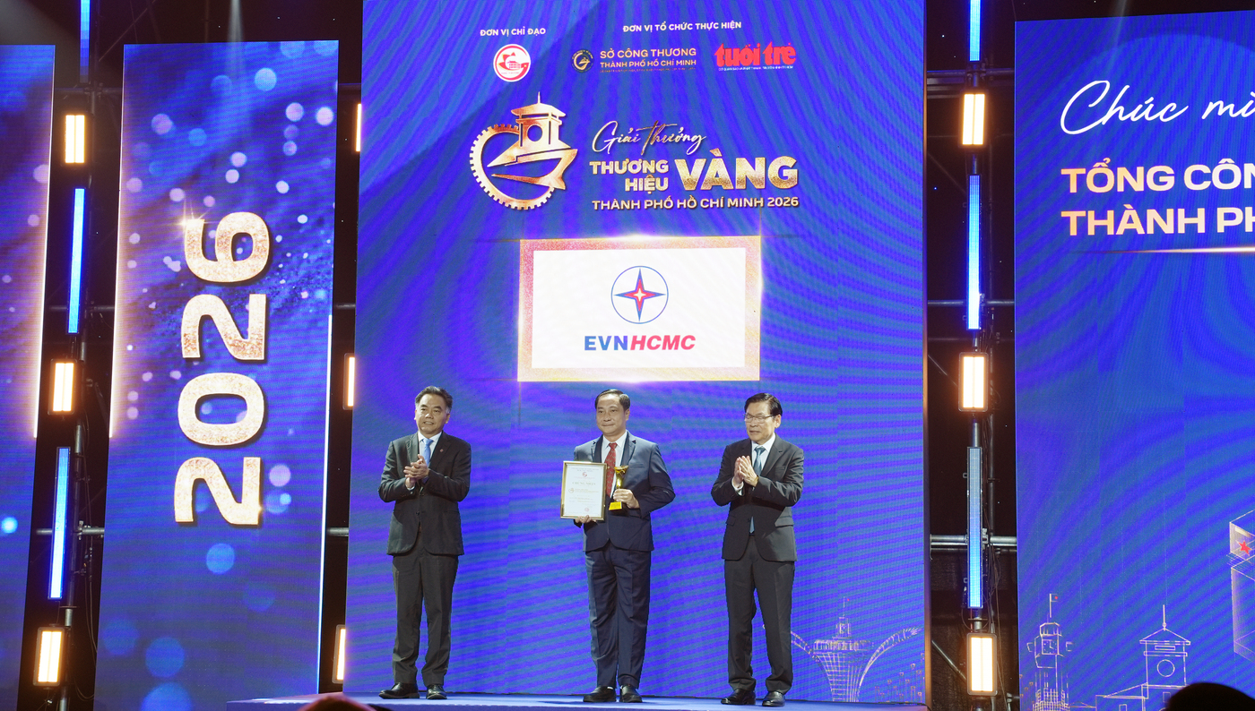 EVNHCMC đạt giải Thương hiệu Vàng TP.HCM - Ảnh 2.