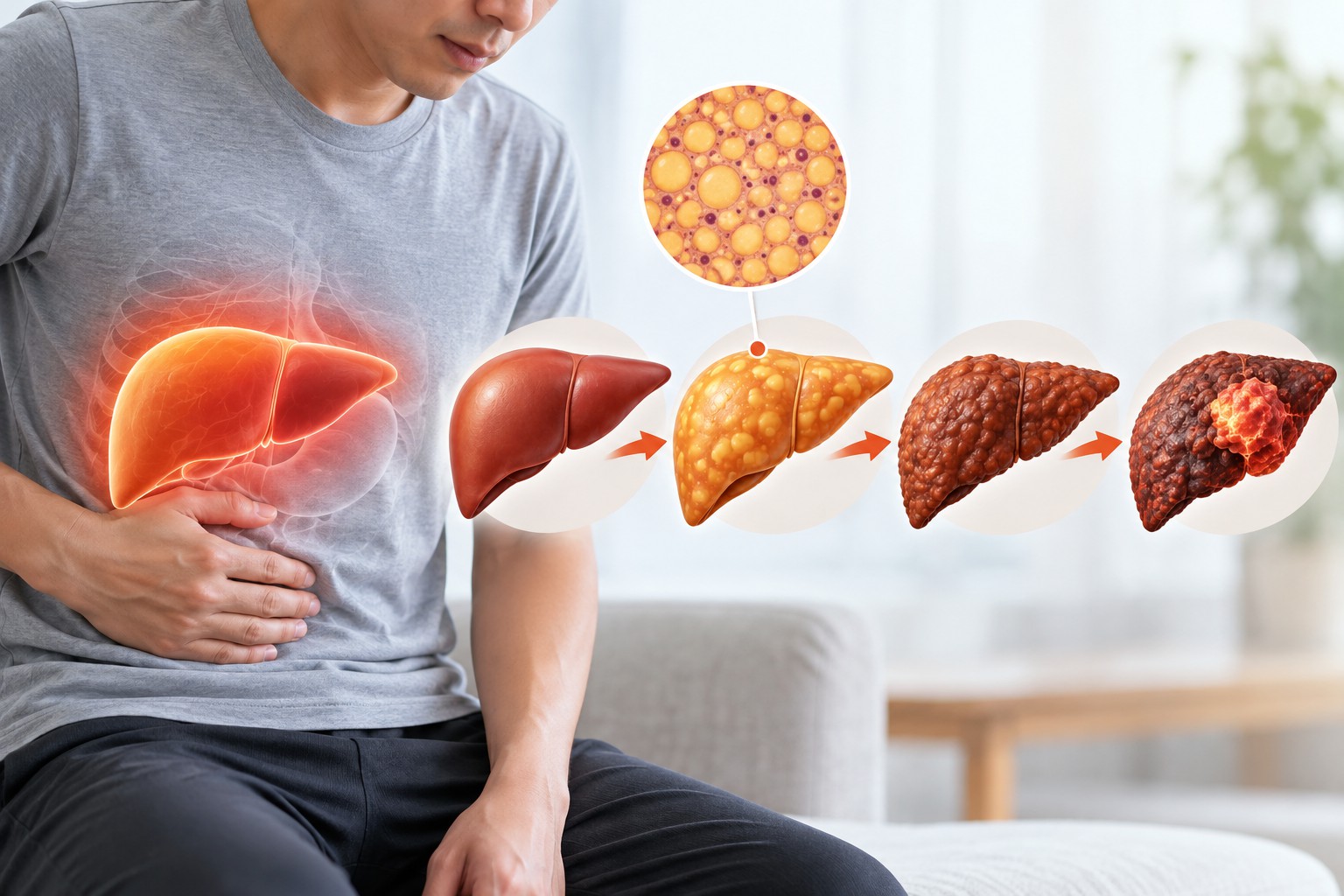 Gan nhiễm mỡ: Khi nào nguy cơ ung thư gan tăng cao? - Ảnh 1.