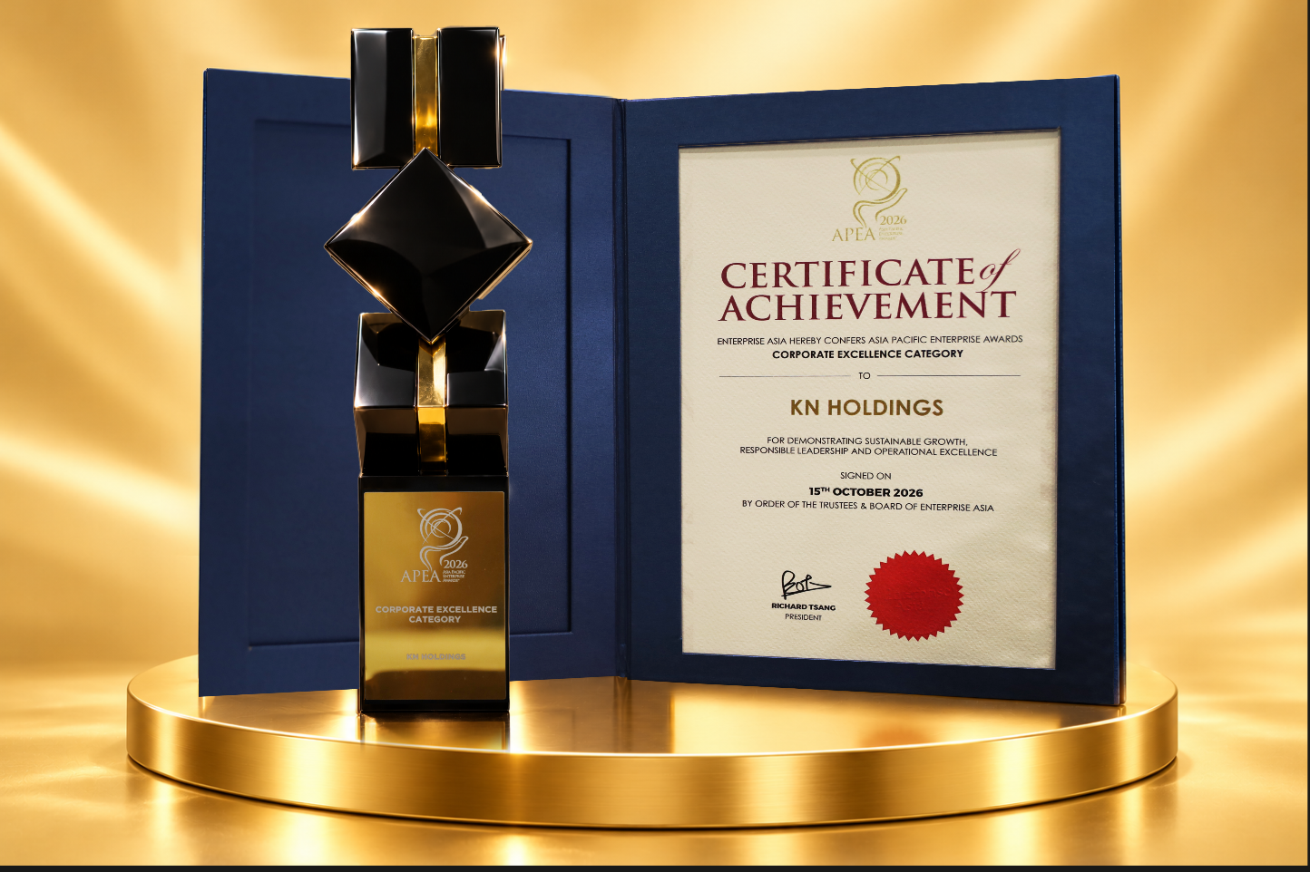 KN Holdings được vinh danh Doanh nghiệp xuất sắc châu Á APEA 2026 - Ảnh 2.