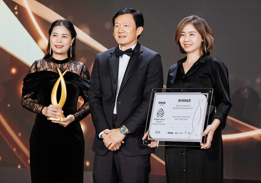 Từ giải thưởng PropertyGuru 2026 đến dấu ấn chiến lược của Chủ đầu tư Khải Hoàn Land - Ảnh 2.