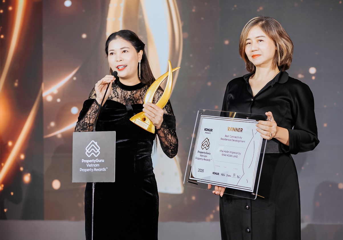 Từ giải thưởng PropertyGuru 2026 đến dấu ấn chiến lược của Chủ đầu tư Khải Hoàn Land - Ảnh 3.