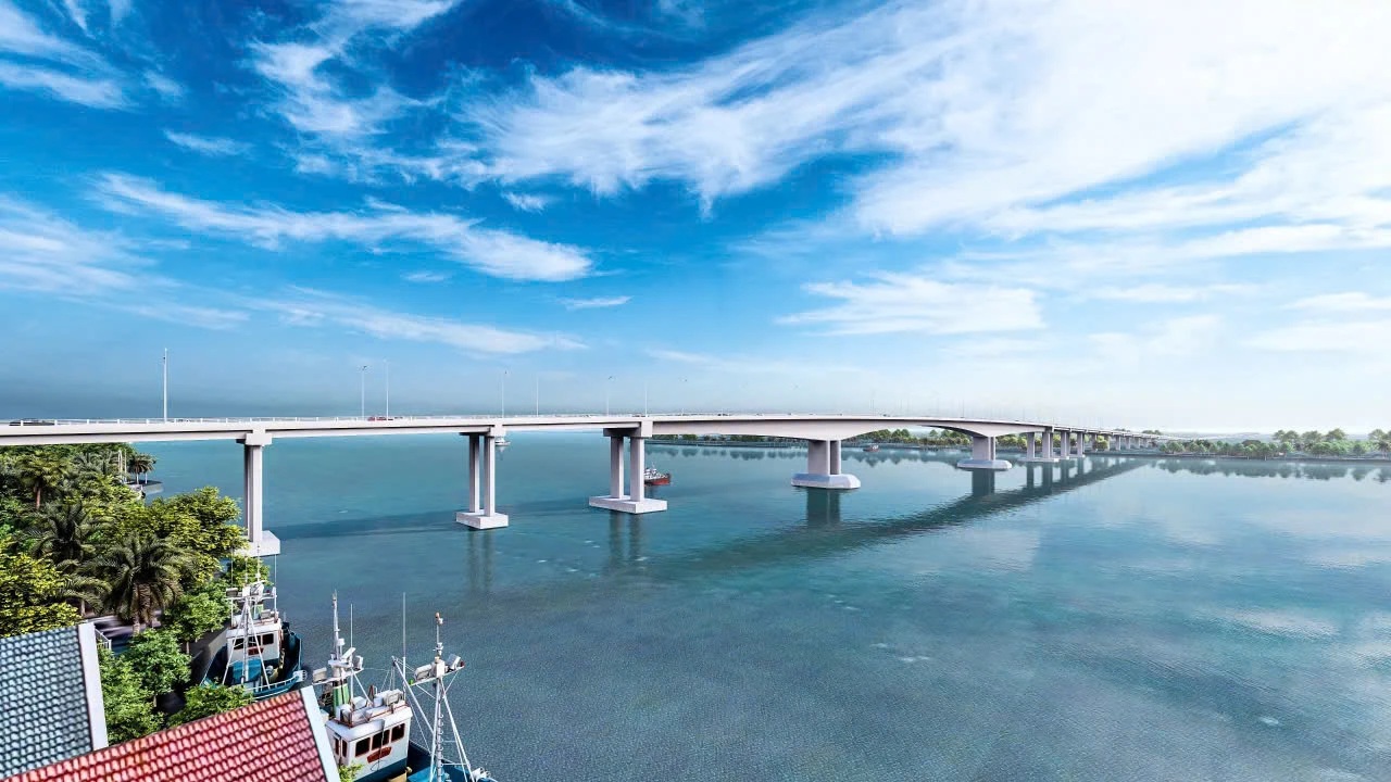 Cầu Đình Khao còn vướng mặt bằng của nhiều hộ dân và 1 công ty- Ảnh 1.