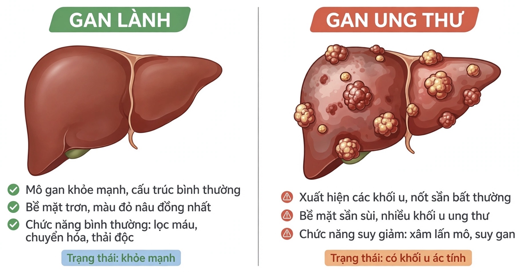 Biến đổi về màu da, nước tiểu cảnh báo ung thư gan - Ảnh 1.