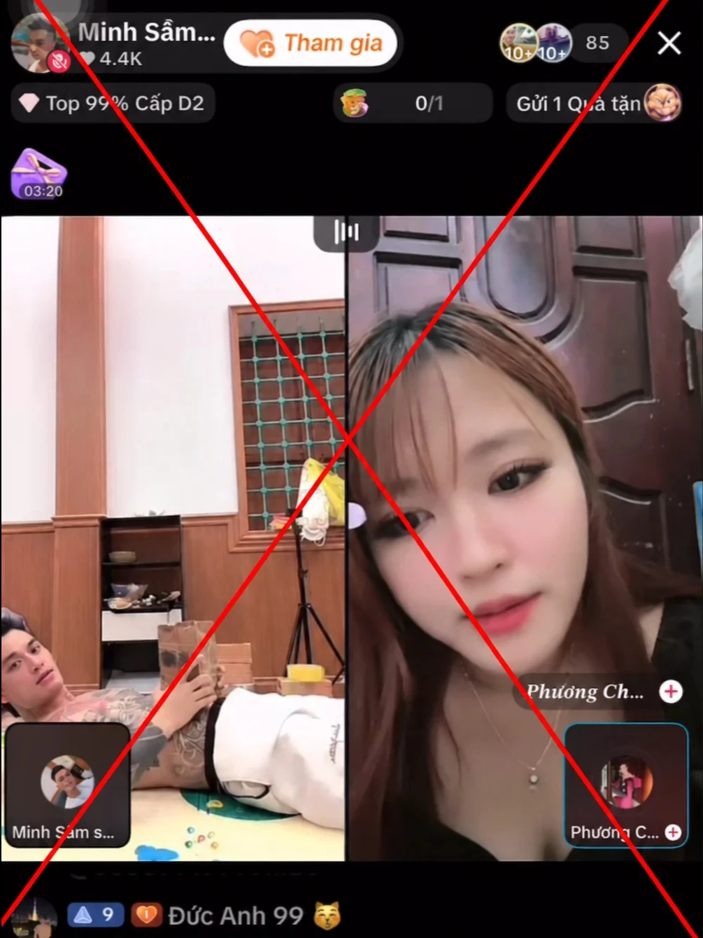 Live thách đấu trên TikTok, nam thanh niên bị khởi tố- Ảnh 1.