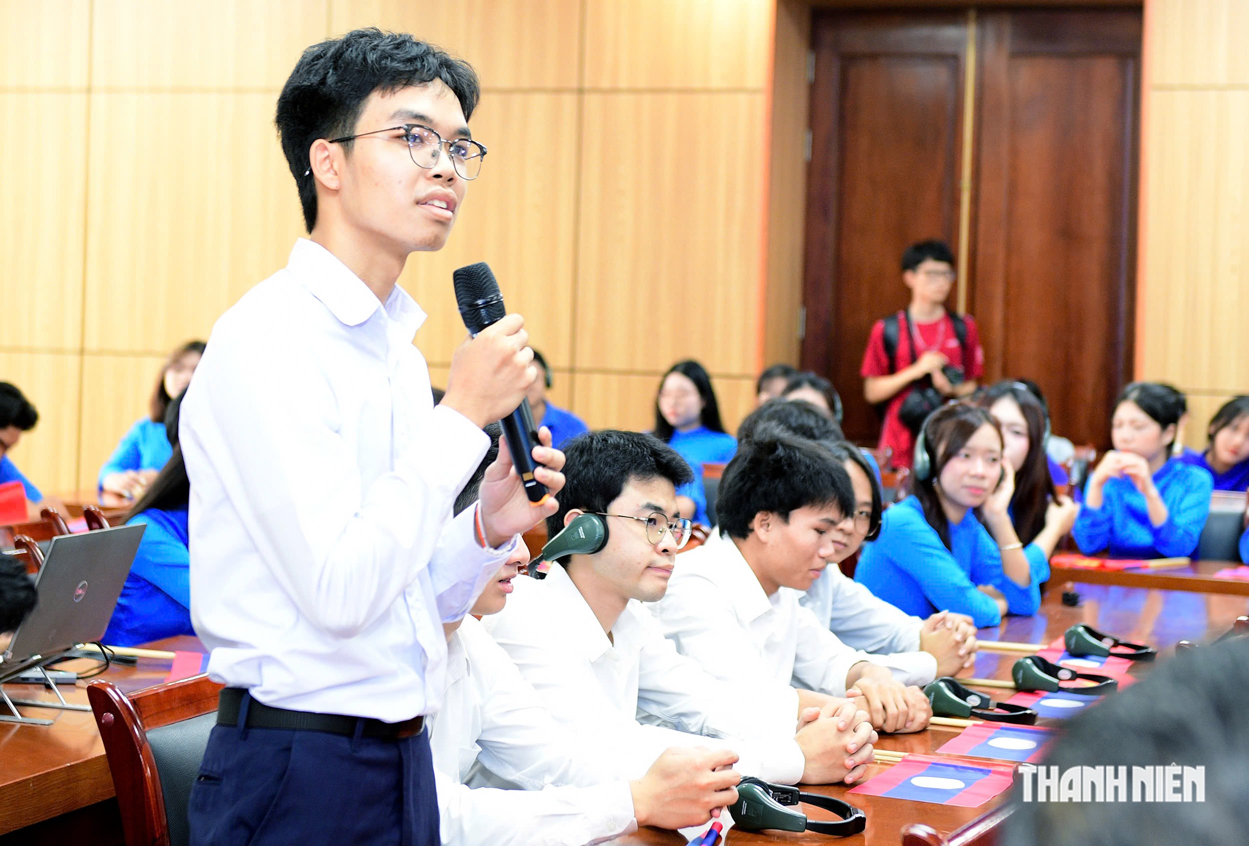 Đoàn đại biểu cấp cao T.Ư Đoàn Lào thăm Đại học Bách khoa Hà Nội- Ảnh 3.