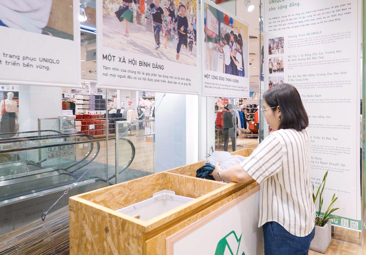 UNIQLO giảm hơn 90% phát thải, mở rộng các dự án cộng đồng tại Việt Nam - Ảnh 1.