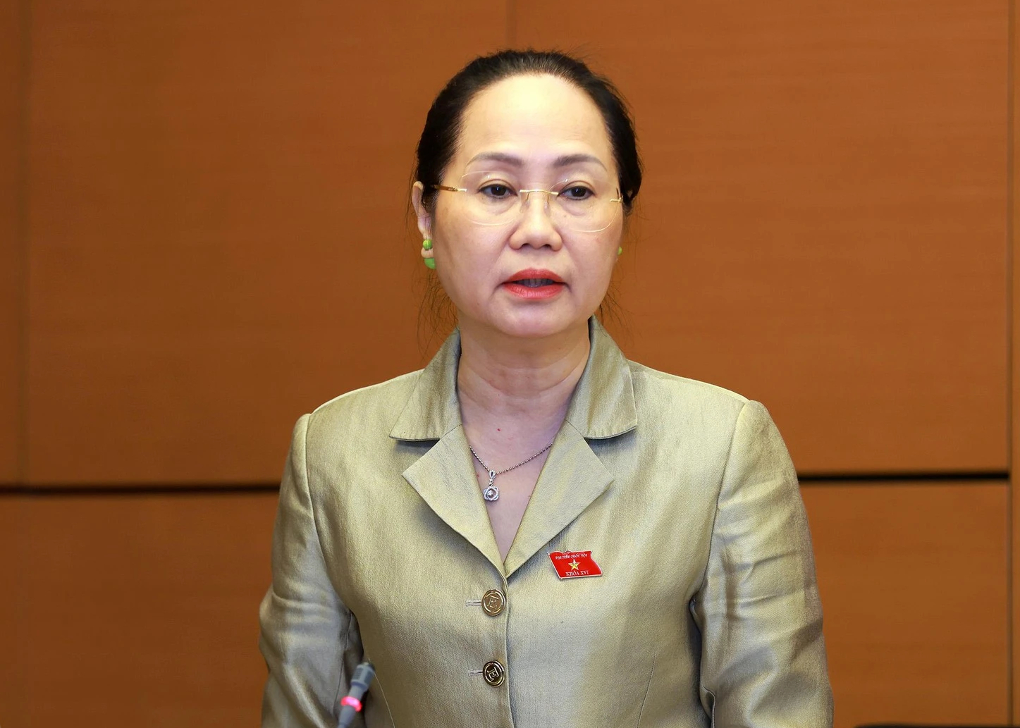 Bộ trưởng Lâm Thị Phương Thanh nhắc chuyện 'đi mỏi chân chỉ có nhà san sát'- Ảnh 1.