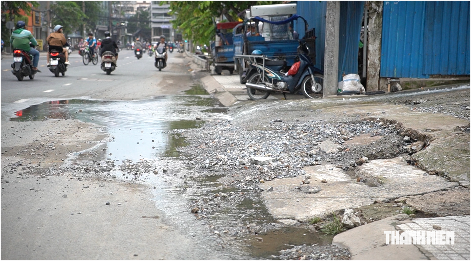 Gỡ điểm ngập Nguyễn Văn Khối - Lê Văn Thọ: người dân chờ dự án hơn - Ảnh 1.