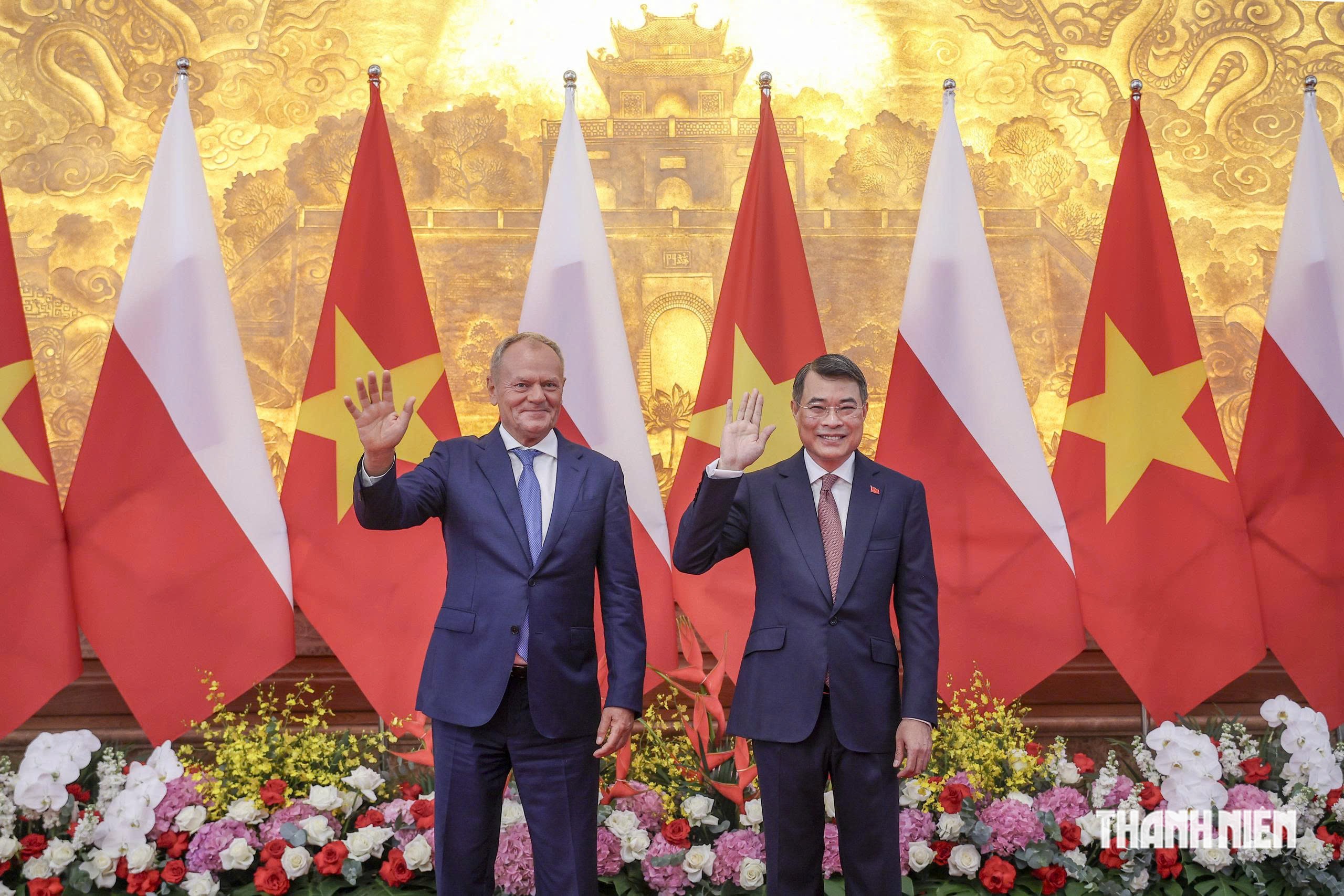Thủ tướng Lê Minh Hưng chủ trì lễ đón chính thức Thủ tướng Ba Lan - Ảnh 5.