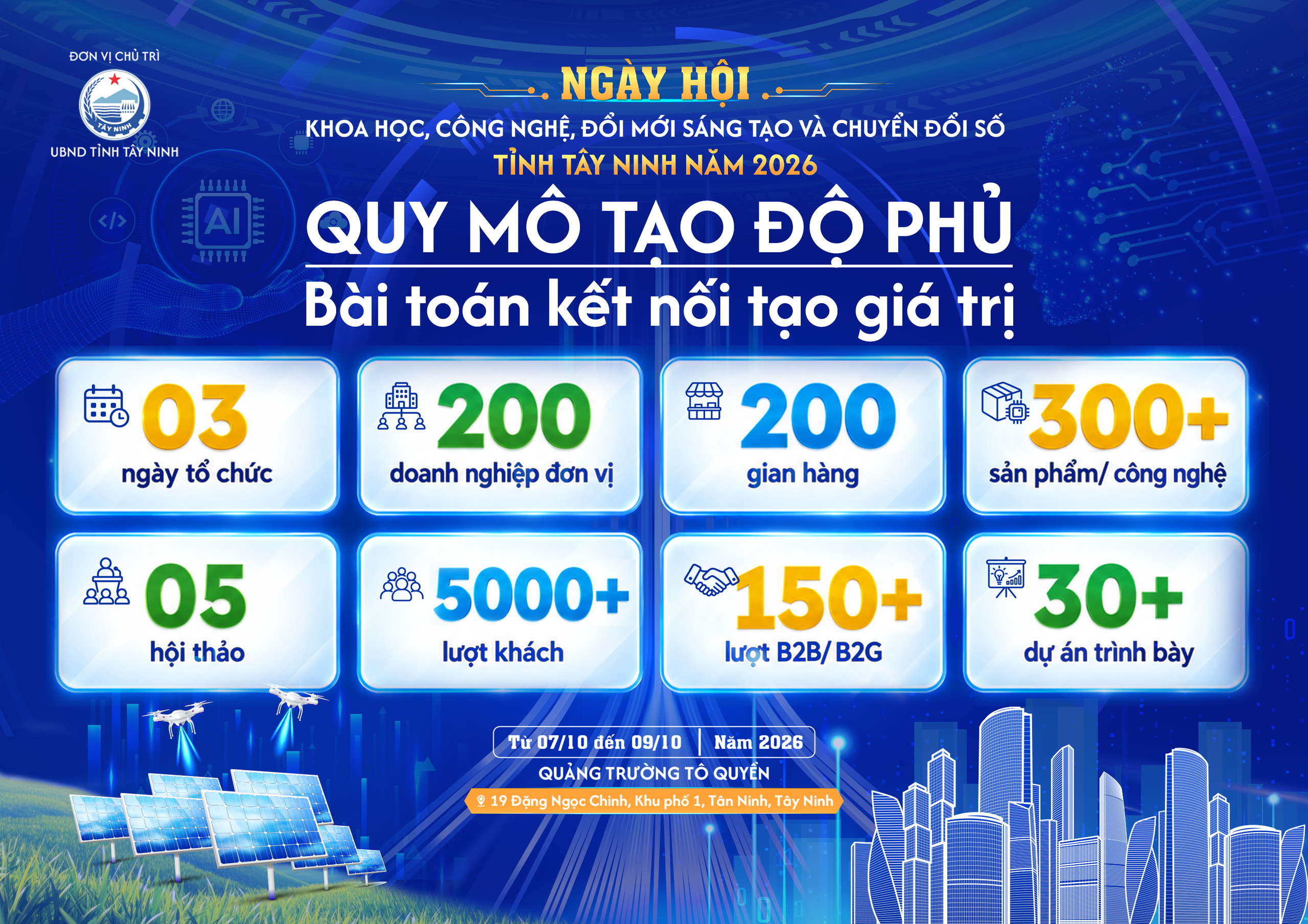 Ngày hội khoa học công nghệ Tây Ninh: Tìm lời giải cho thực tiễn- Ảnh 1.