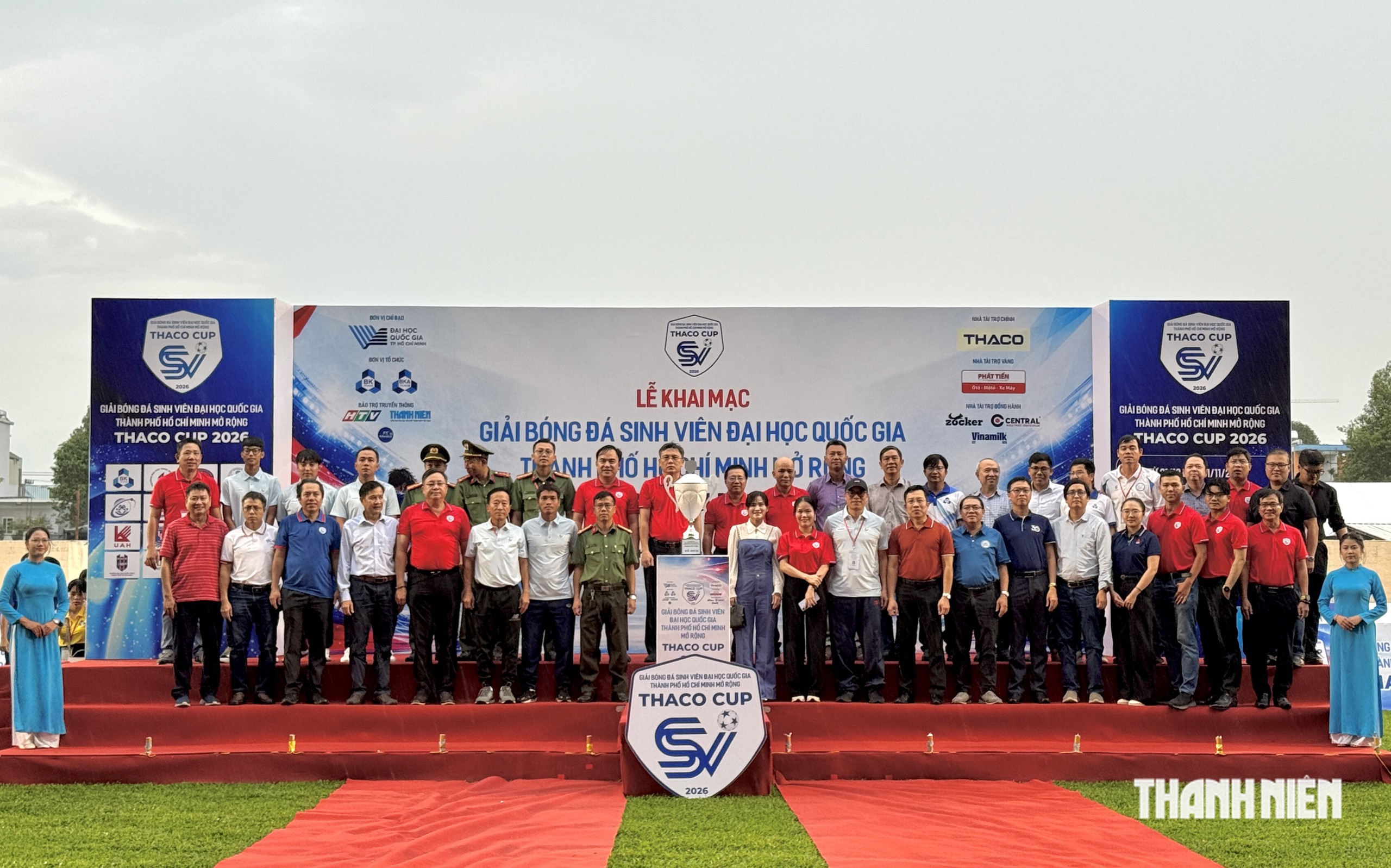 Khai mạc giải bóng đá sinh viên ĐH Quốc gia TP.HCM mở rộng THACO Cup 2026- Ảnh 4.