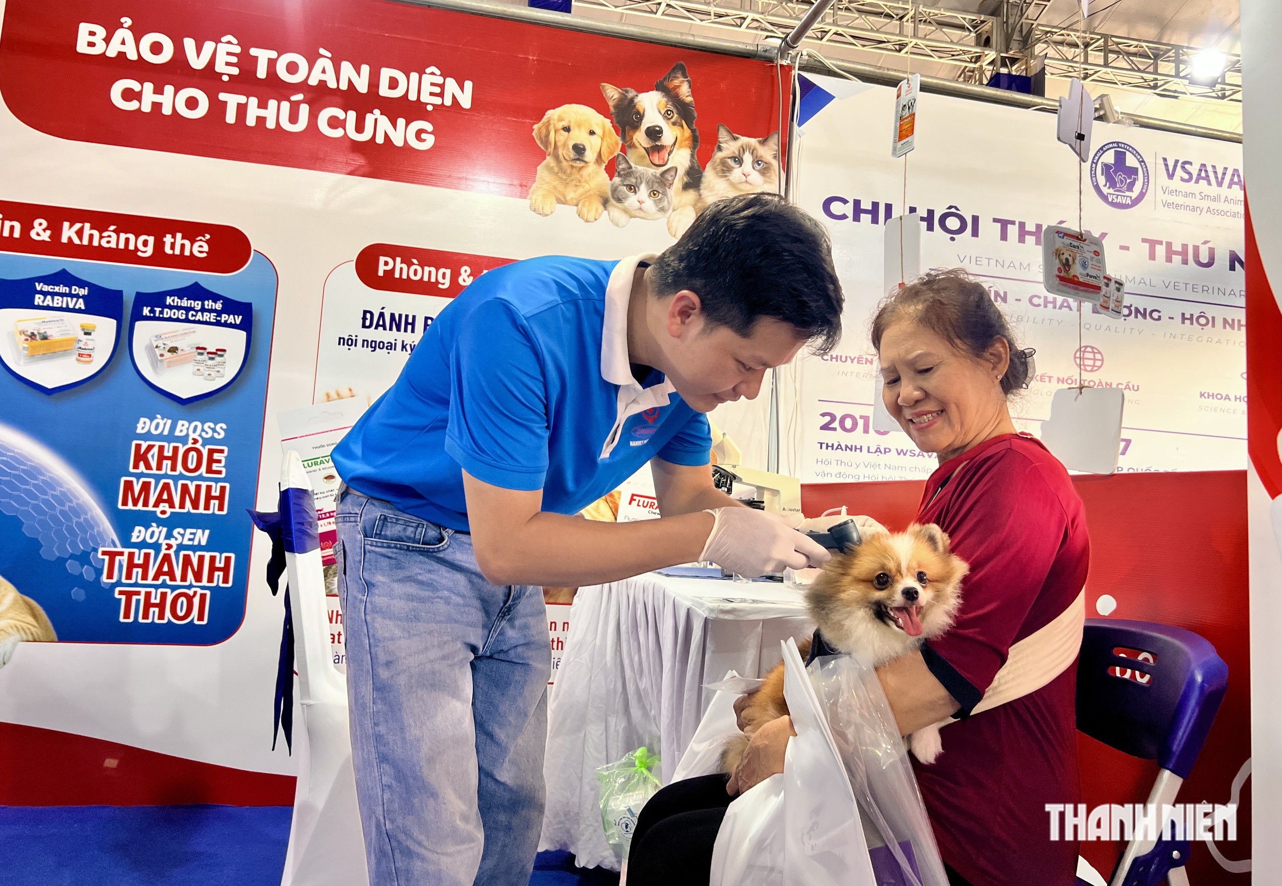 Ngày hội thú cưng đang diễn ra ở TP.HCM: Khám sức khỏe, tặng quà miễn phí - Ảnh 1.