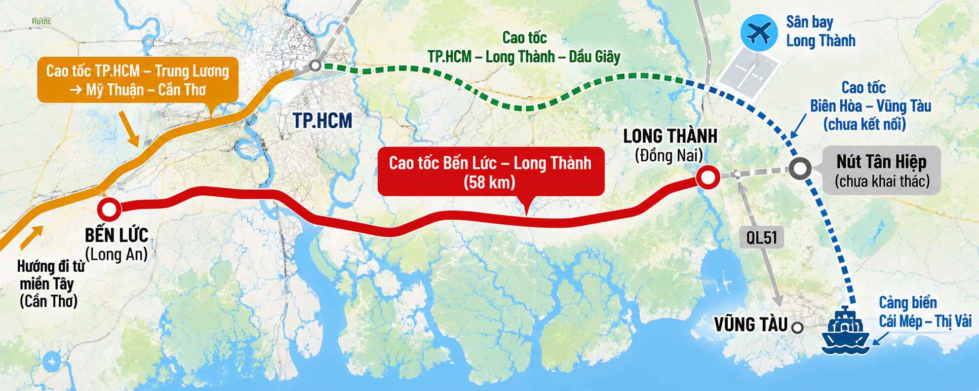 Cao tốc Bến Lức - Long Thành tiện lợi thế nào ? - Ảnh 2.
