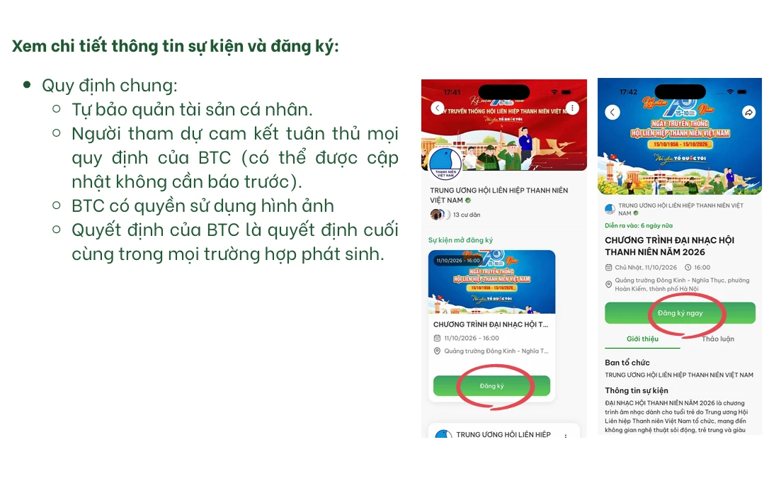 Cơ hội nhận được vé dự concert Đại nhạc hội thanh niên 2026 - Ảnh 7.