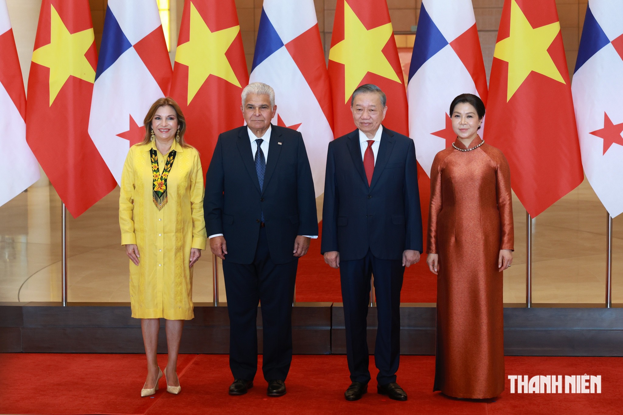 Tổng Bí thư, Chủ tịch nước Tô Lâm chủ trì lễ đón Tổng thống Panama- Ảnh 5.