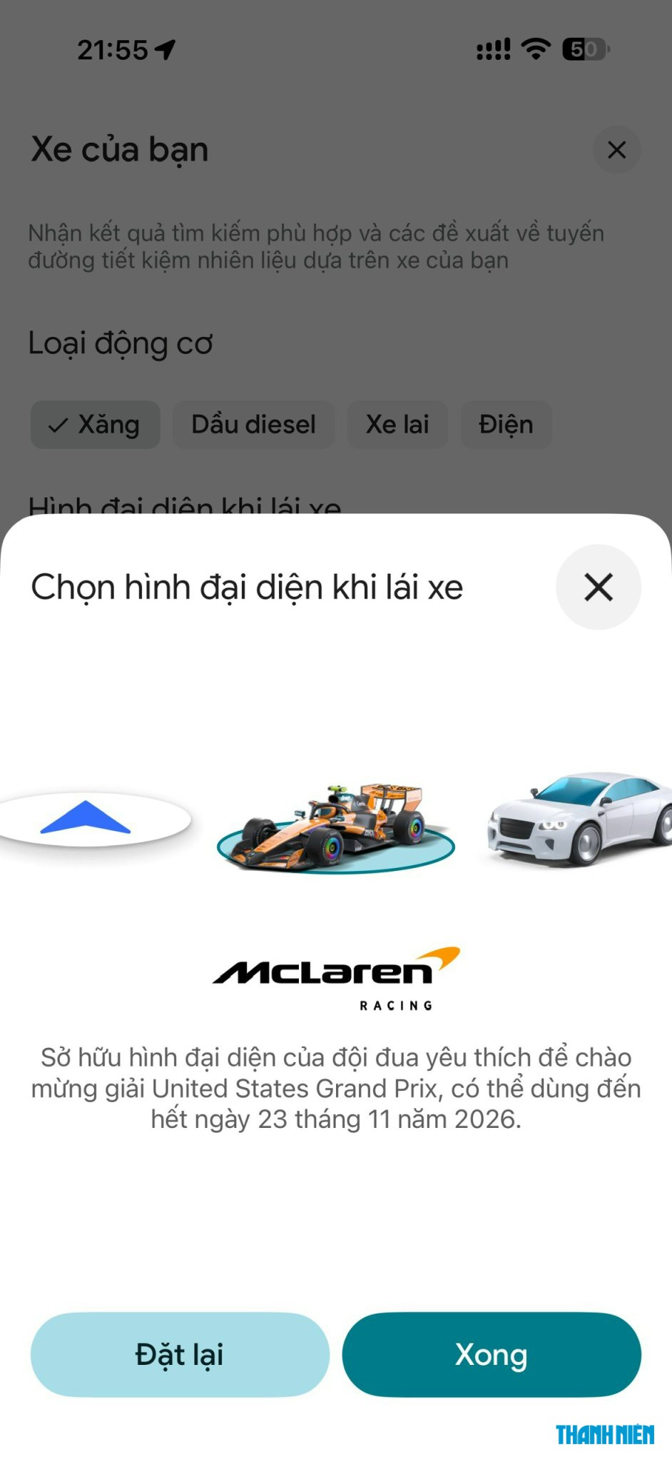 Biến mũi tên chỉ đường Google Maps thành xe đua McLaren - Ảnh 3.