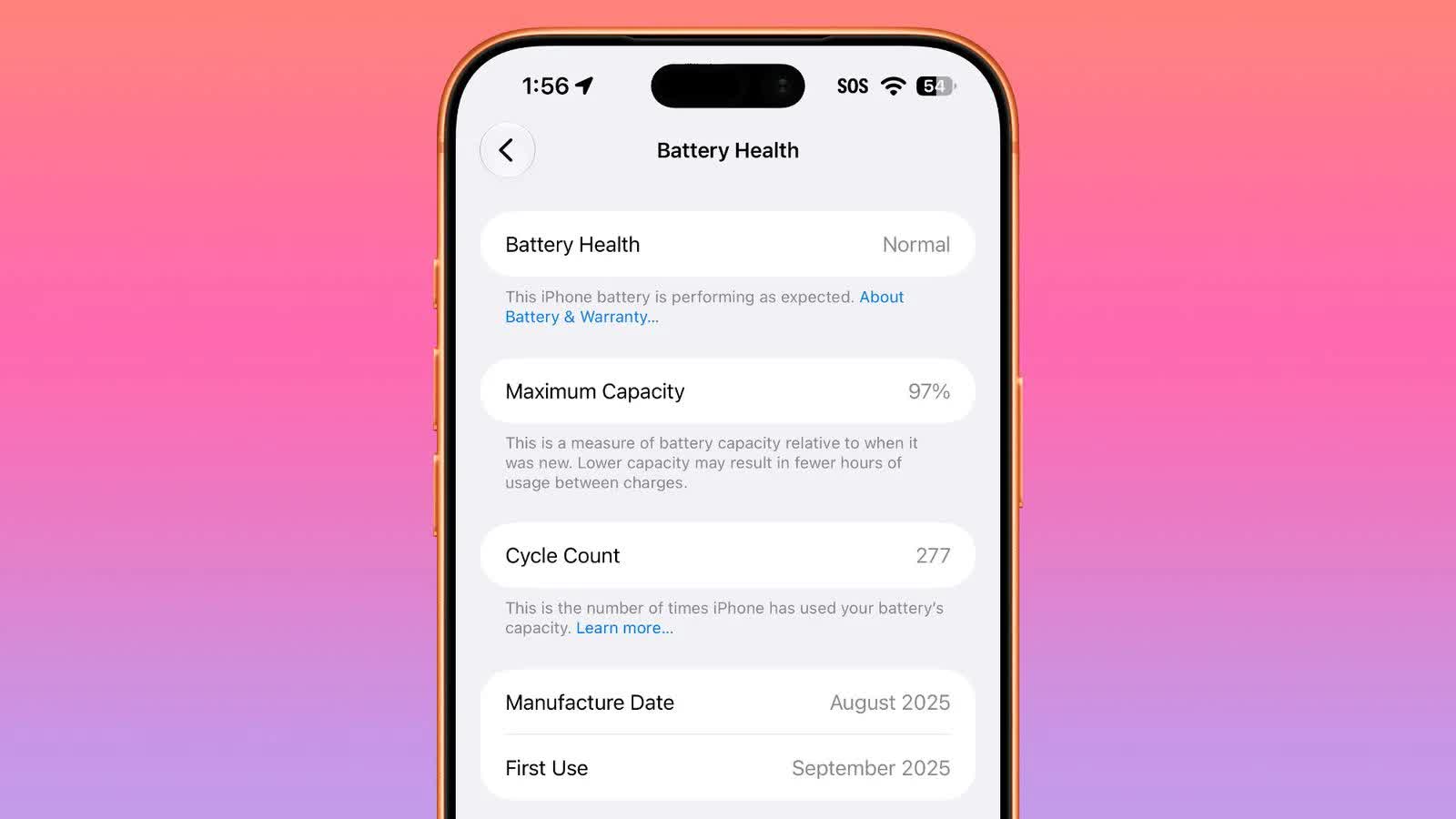 Sạc iPhone 17 Pro Max đến 80% thay vì 100%, pin sau một năm thế nào? - Ảnh 1.