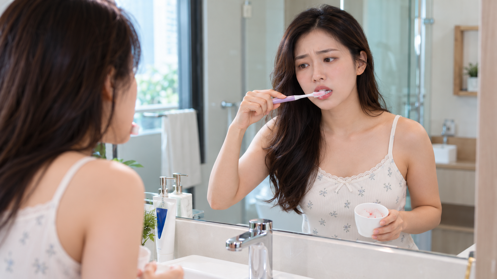 Chảy máu khi đánh răng, nên dừng hay chải nhiều hơn? - Ảnh 1.
