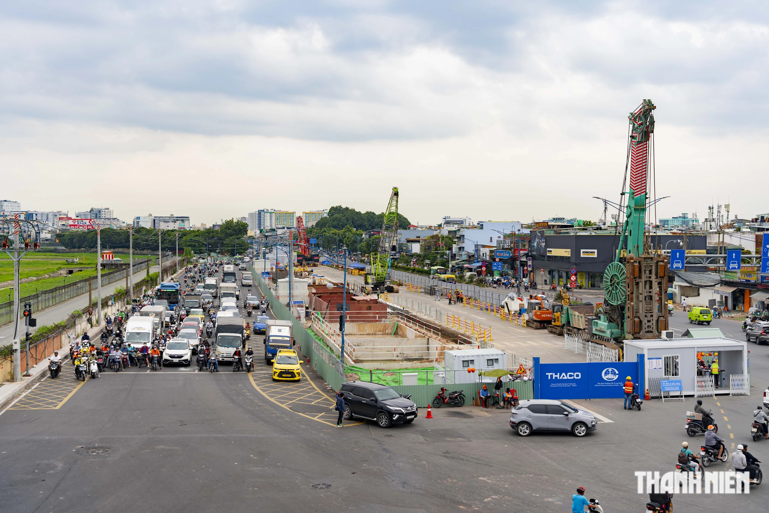 Toàn cảnh 11 ga metro số 2 TP.HCM trước ngày thành 'đại công trường' - Ảnh 12.