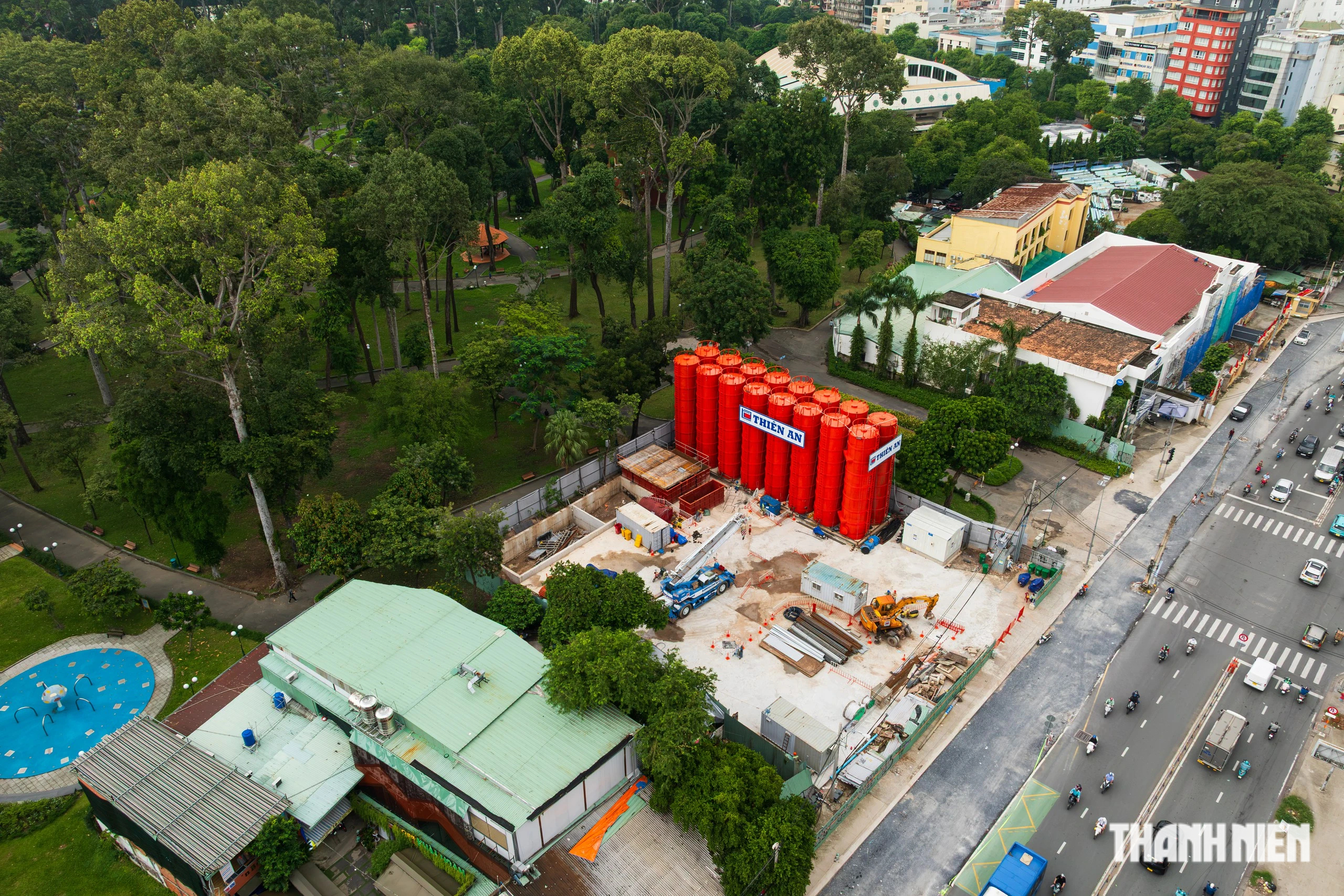 Toàn cảnh 11 ga metro số 2 TP.HCM trước ngày thành 'đại công trường' - Ảnh 2.
