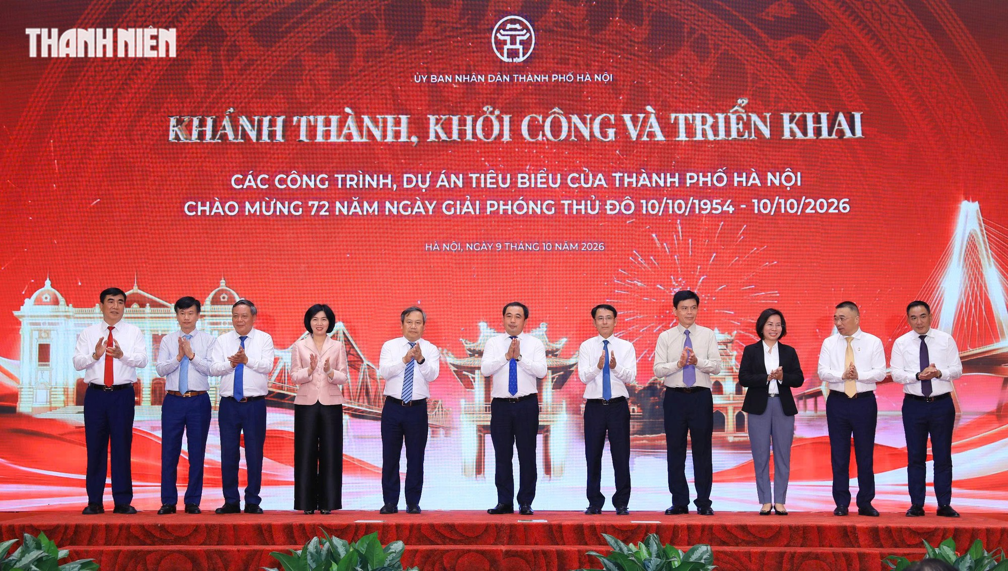 Hà Nội khởi công hàng loạt dự án trọng điểm dịp 10.10 - Ảnh 1.