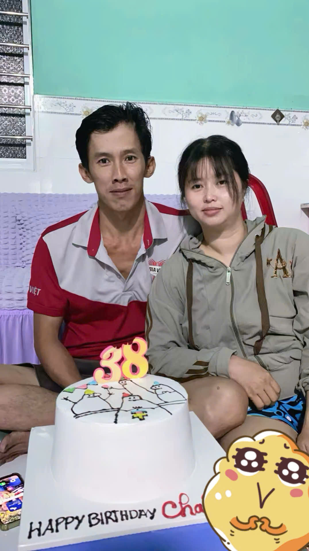 Tiệc sinh nhật đầu tiên của người cha - Ảnh 2.