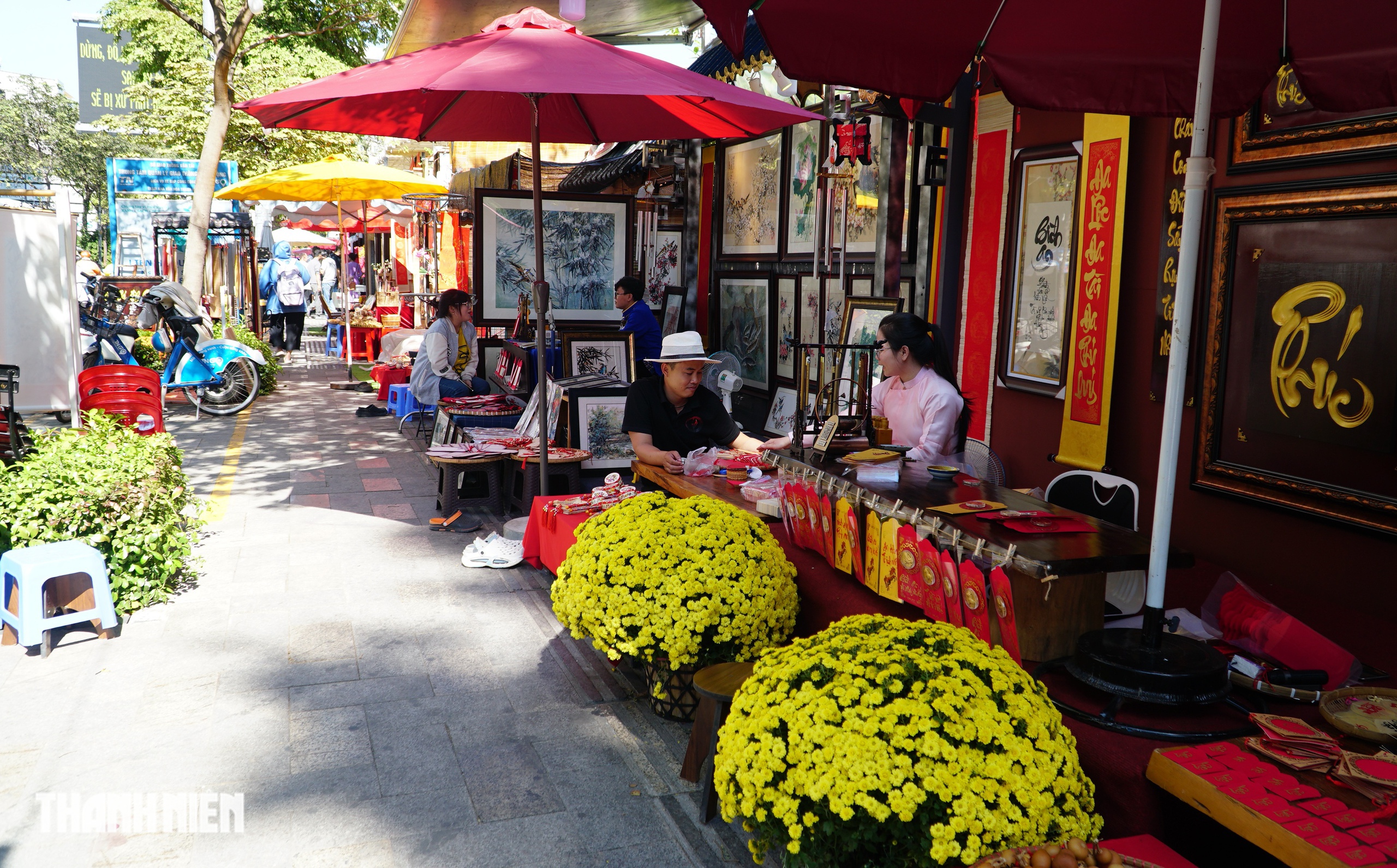 Đường mai - Phố &ocirc;ng đồ ở TP.HCM rực rỡ trước giờ mở cửa ch&iacute;nh thức  - Ảnh 3.