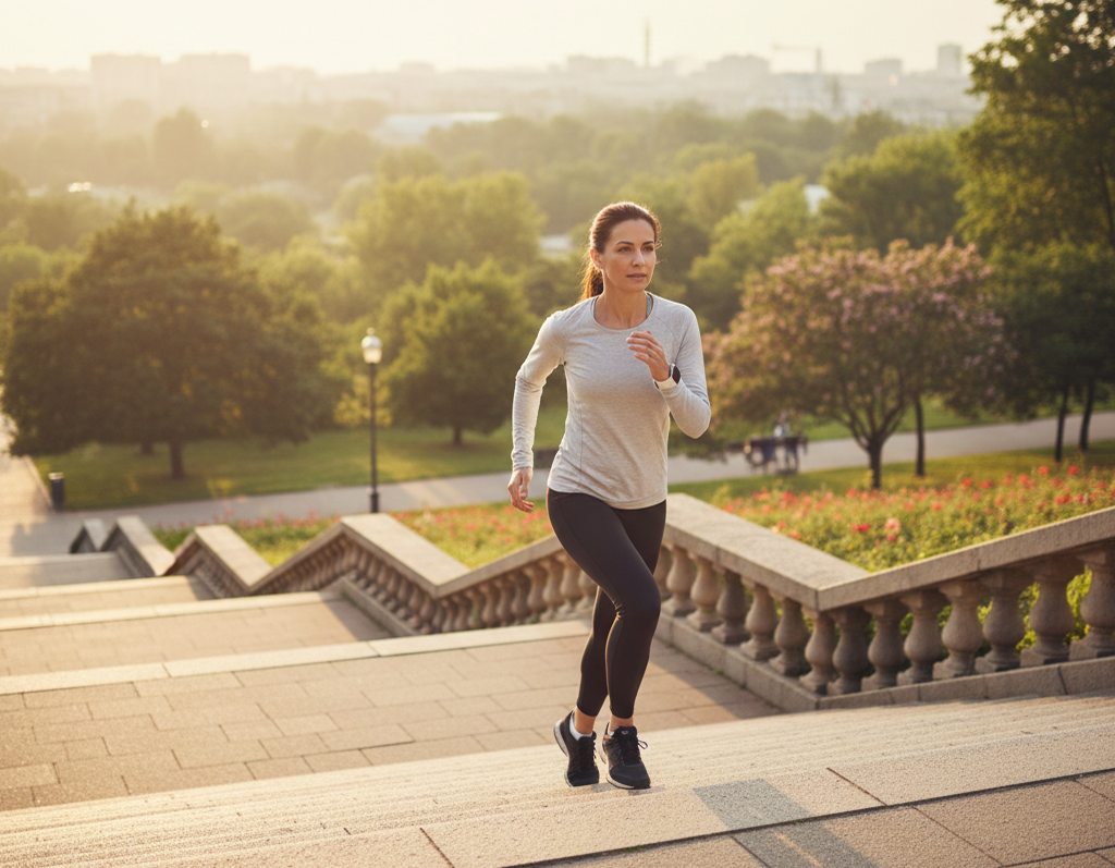 Tại sao leo cầu thang đốt cháy lượng mỡ gấp 3 lần so với đi bộ - Ảnh 1.