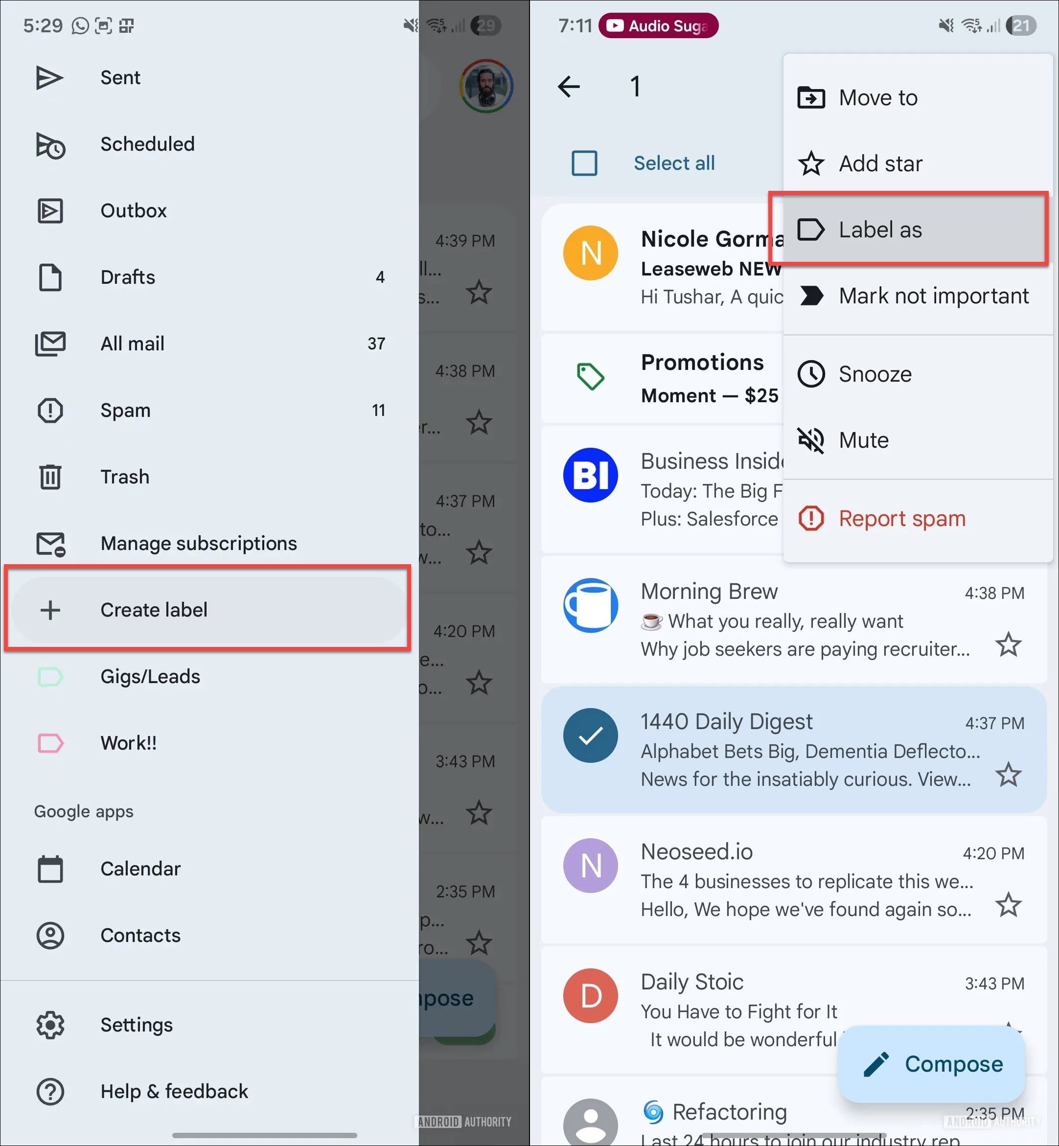 Tính năng được mong đợi 6 năm cuối cùng đã xuất hiện trên Gmail Android - Ảnh 2.