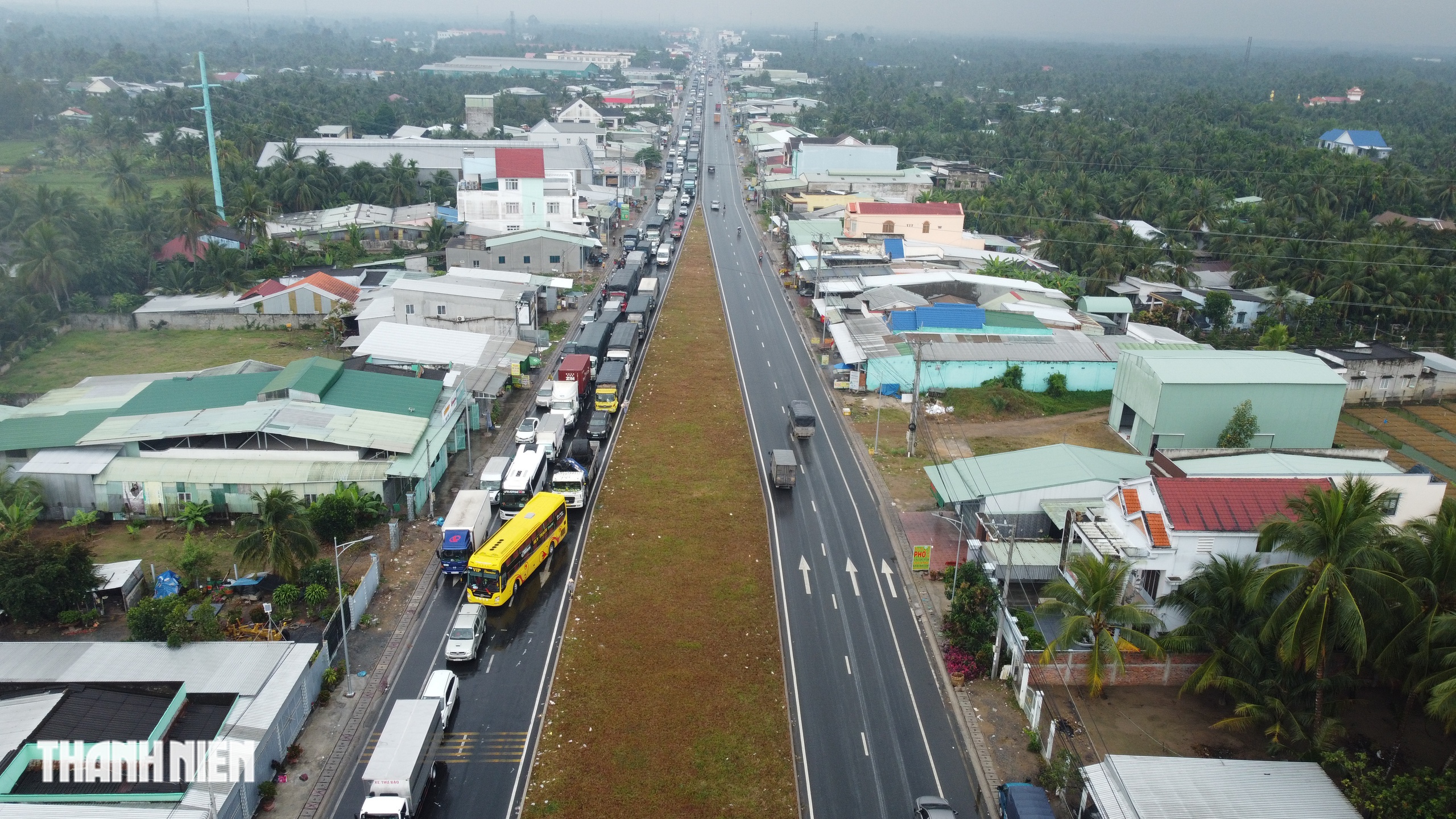Tình hình giao thông tại các cửa ngõ về miền Tây chiều 24 tết- Ảnh 4.