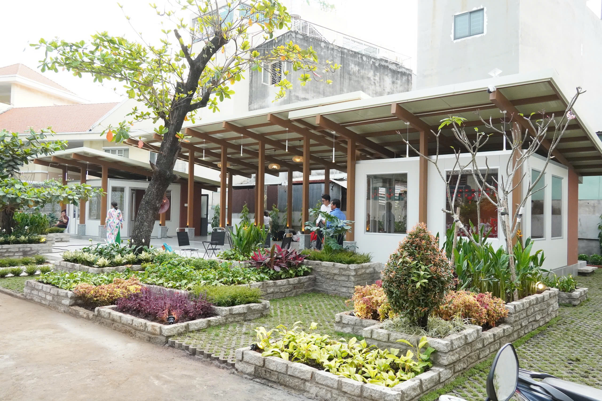 Phường An Khánh cải tạo các khu đất trống thành công viên phục vụ người dân - Ảnh 1.