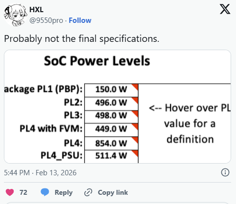 Rò rỉ thông số CPU Intel Nova Lake thế hệ mới có thể đạt công suất 800W - Ảnh 1.